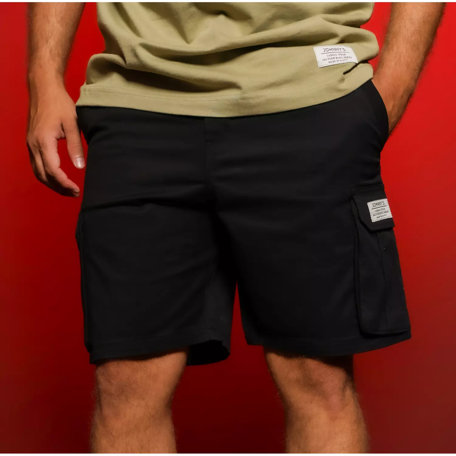 Gabardine Cargo Shorts 3