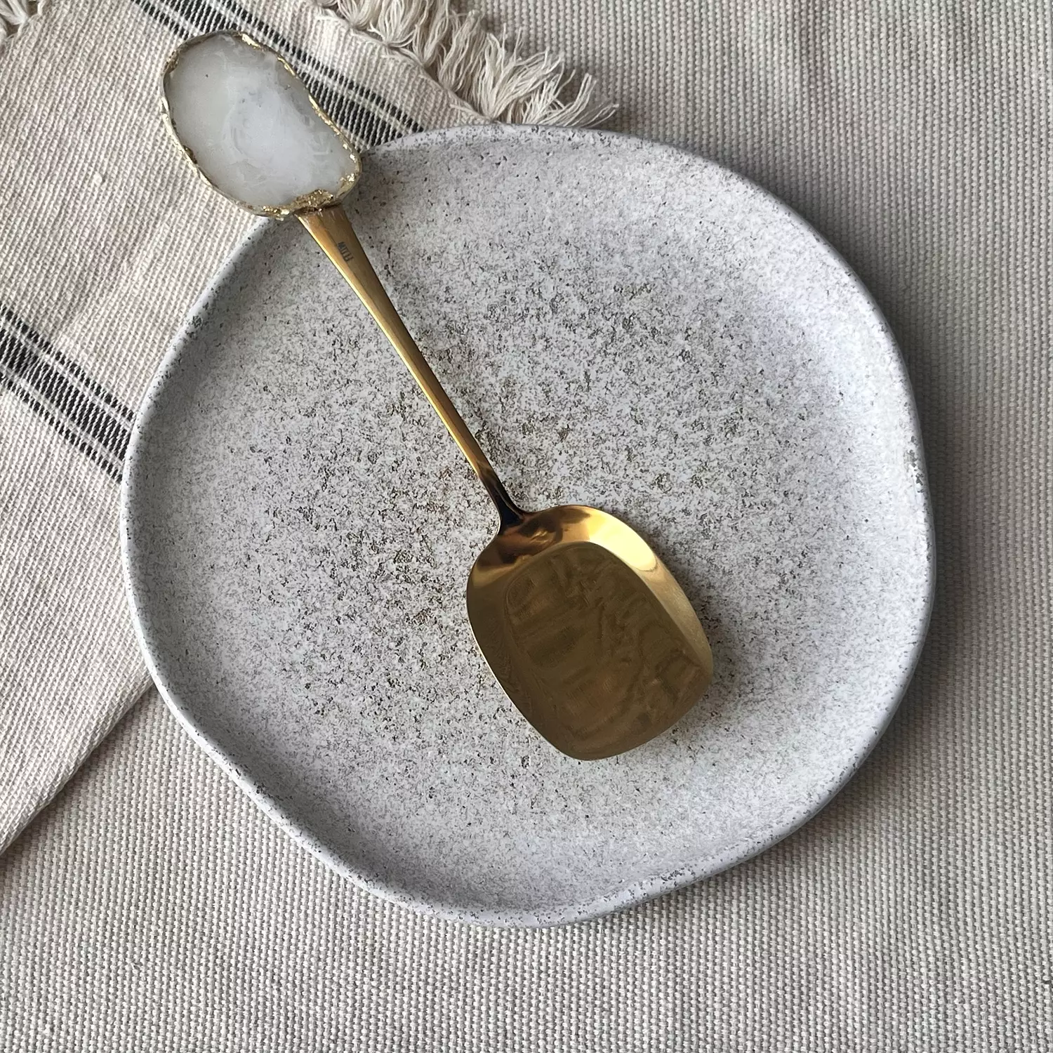 Gold Buffet Serving Spoon 2