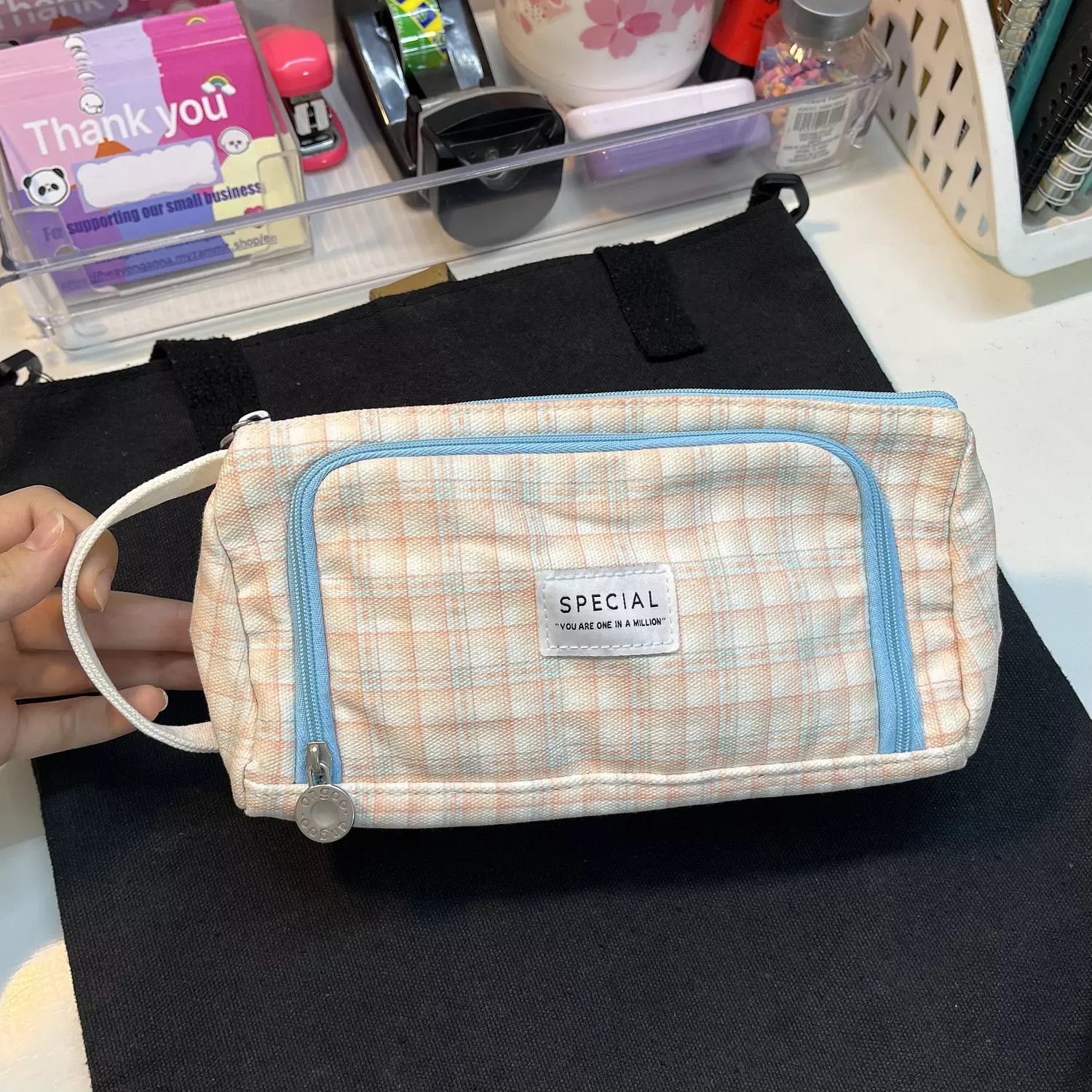 Square pencil case L 4