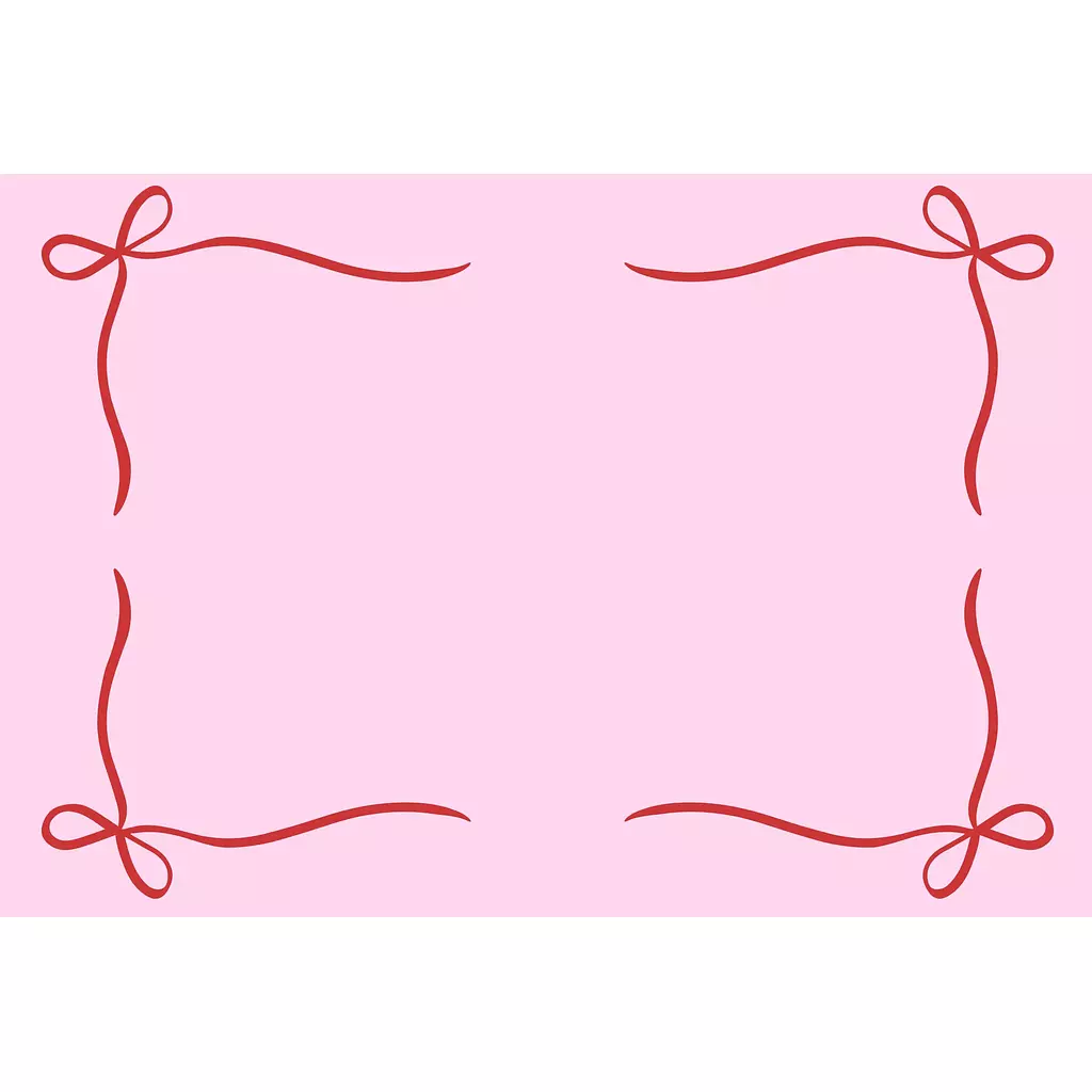 Bow Love Mat