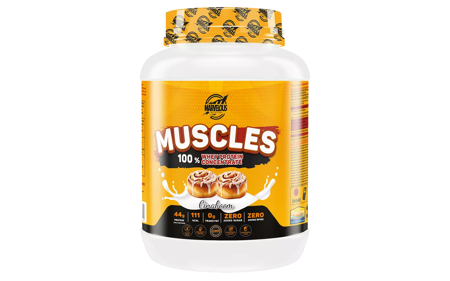 66serv-  marvelous nutrition whey protien- 0