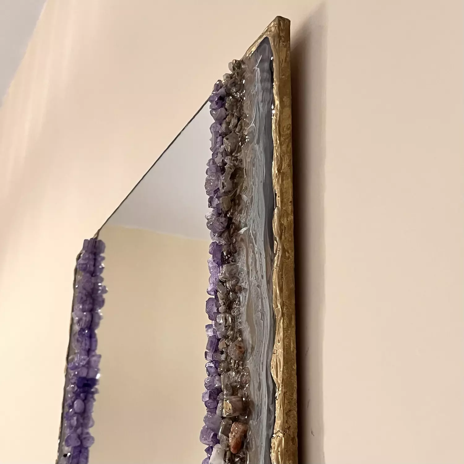 Amethyst Rectangluar Mirror 3