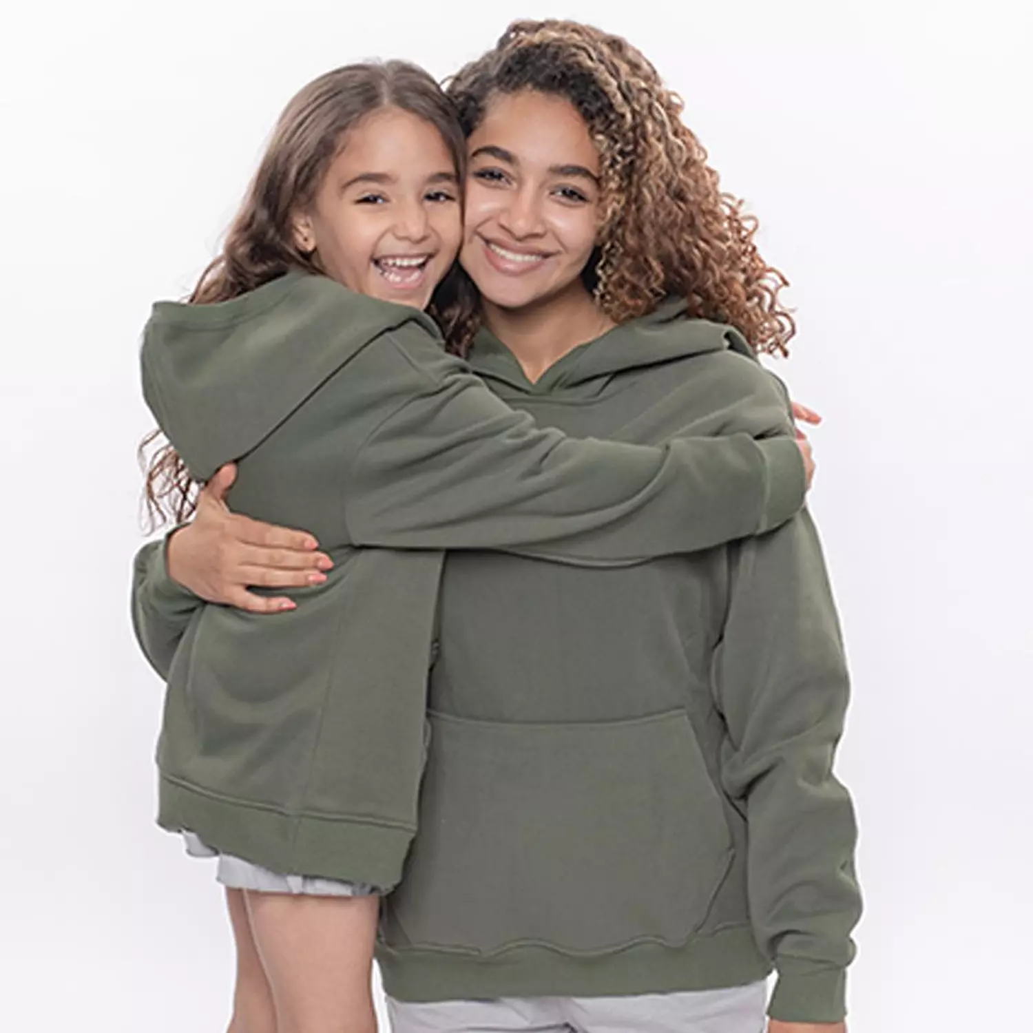 OLIVE HOODIE FOR KIDS & ADULTS  hover image