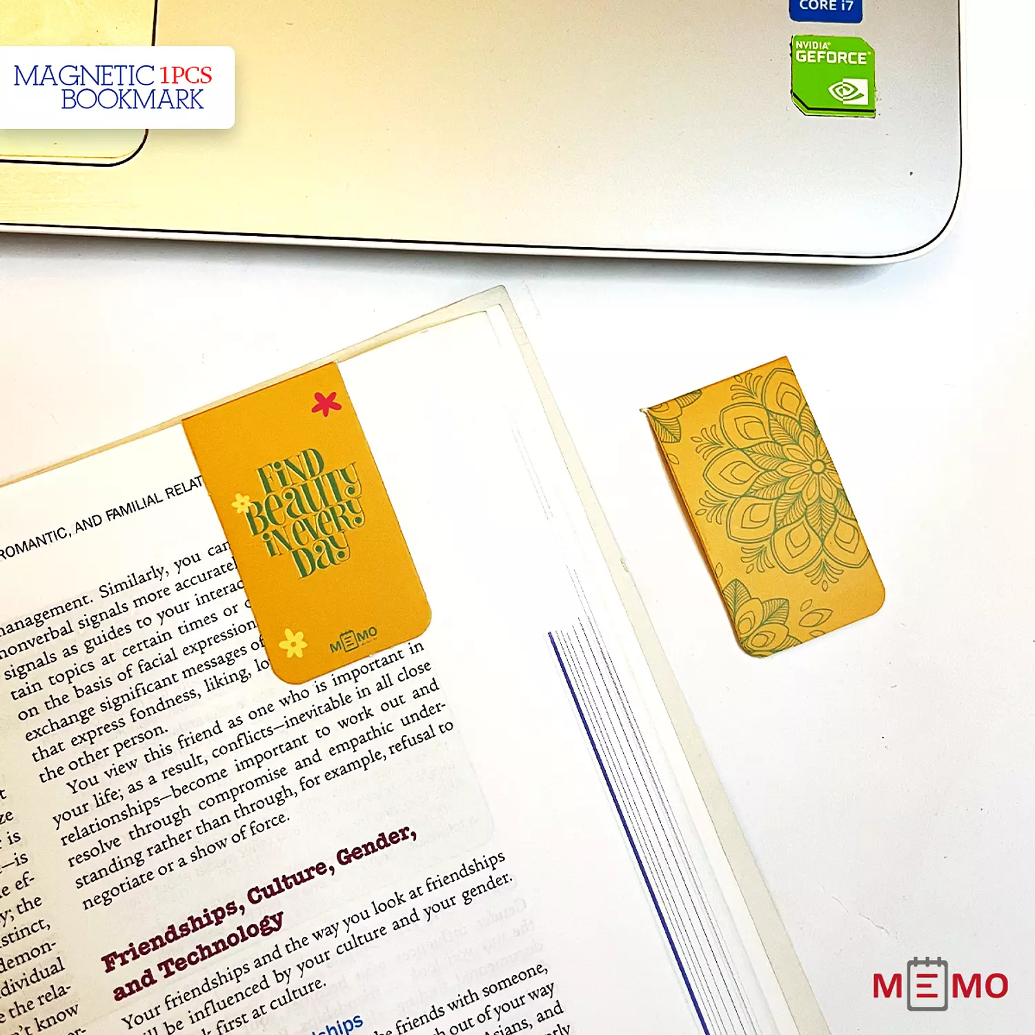 Memo Magnetic Bookmark “Beauty 1" (1 pcs)   3