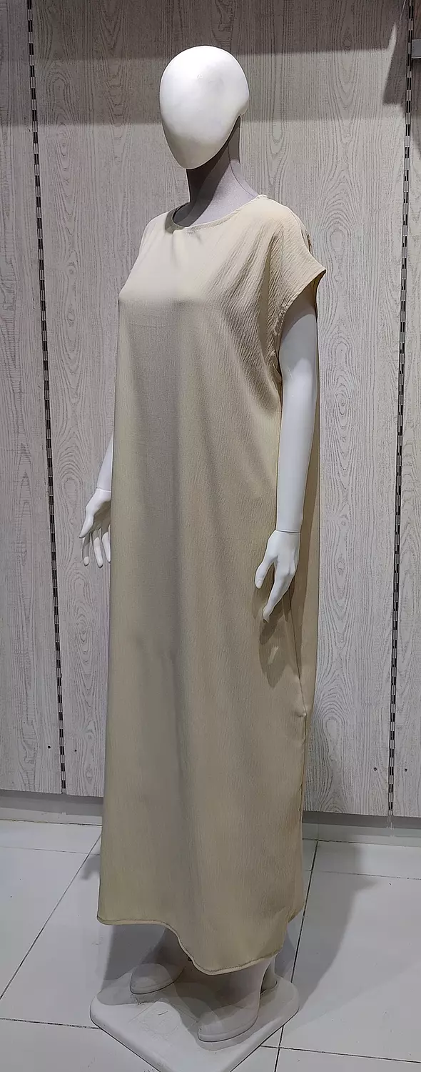 Dress-Basic-N-S-D-Beige 1