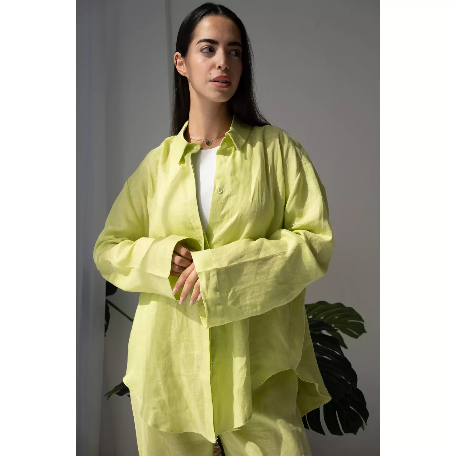 Lime linen set  1