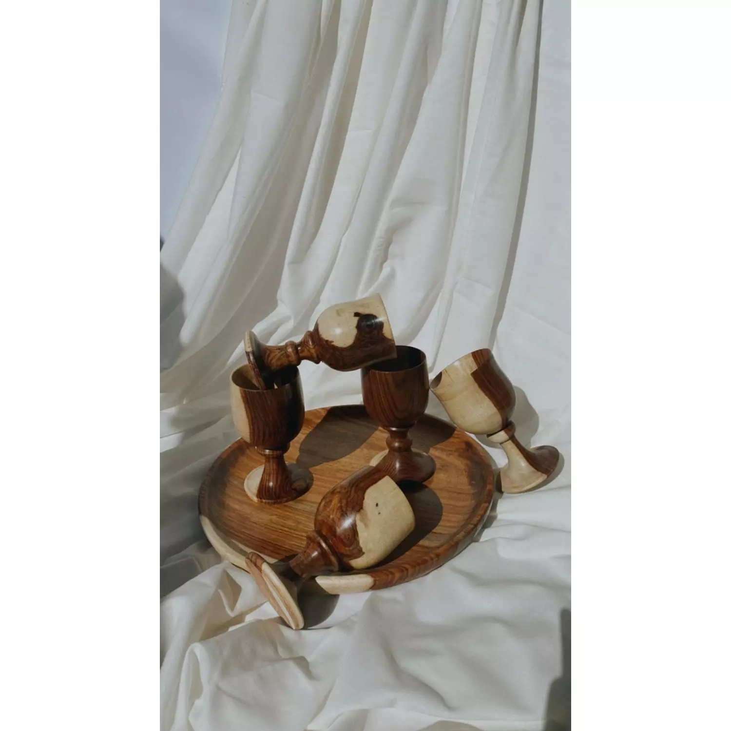 Raw wooden cups 1