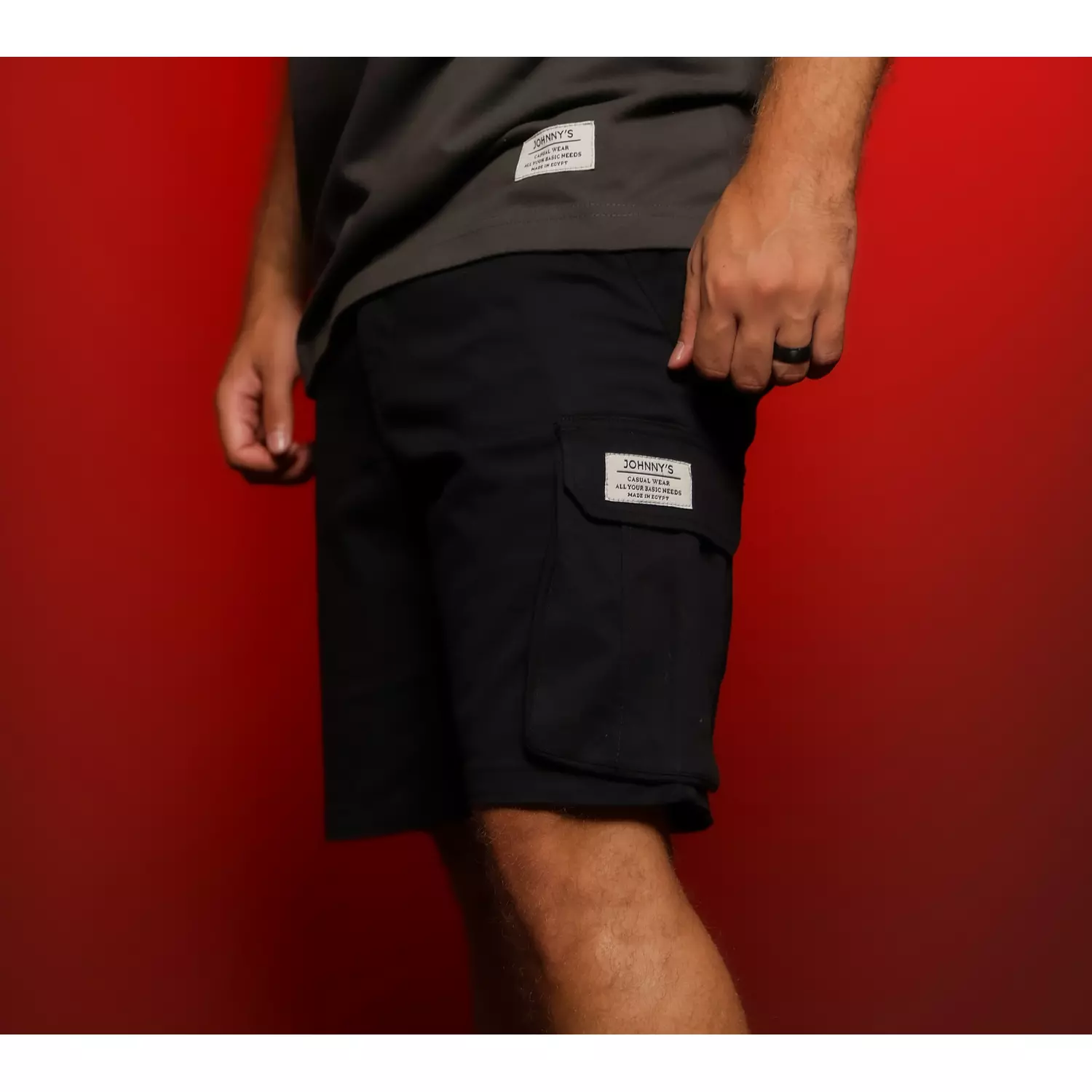 Gabardine Cargo Shorts 2