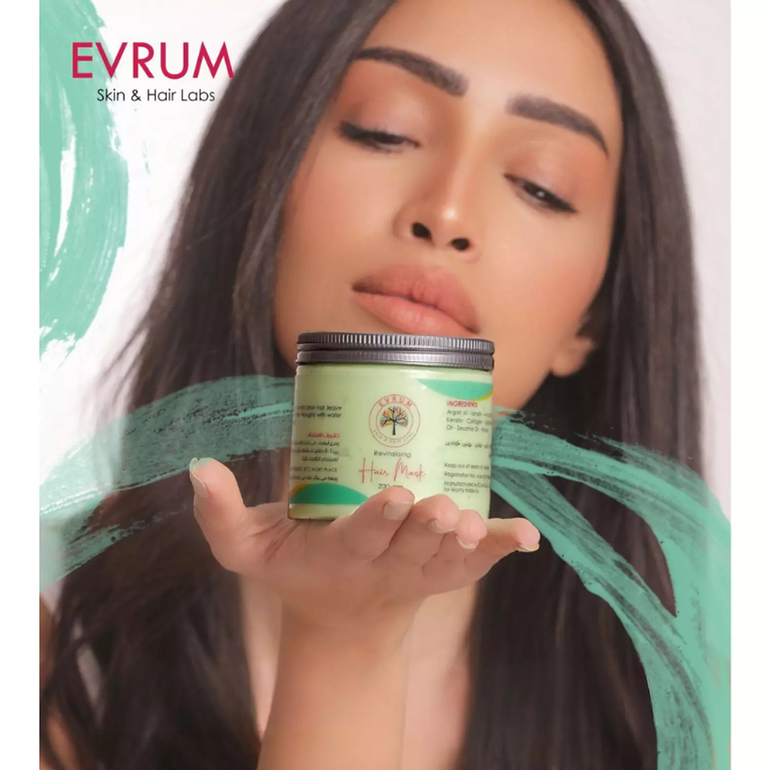 Evrum Revitalising hair mask 400gm 3