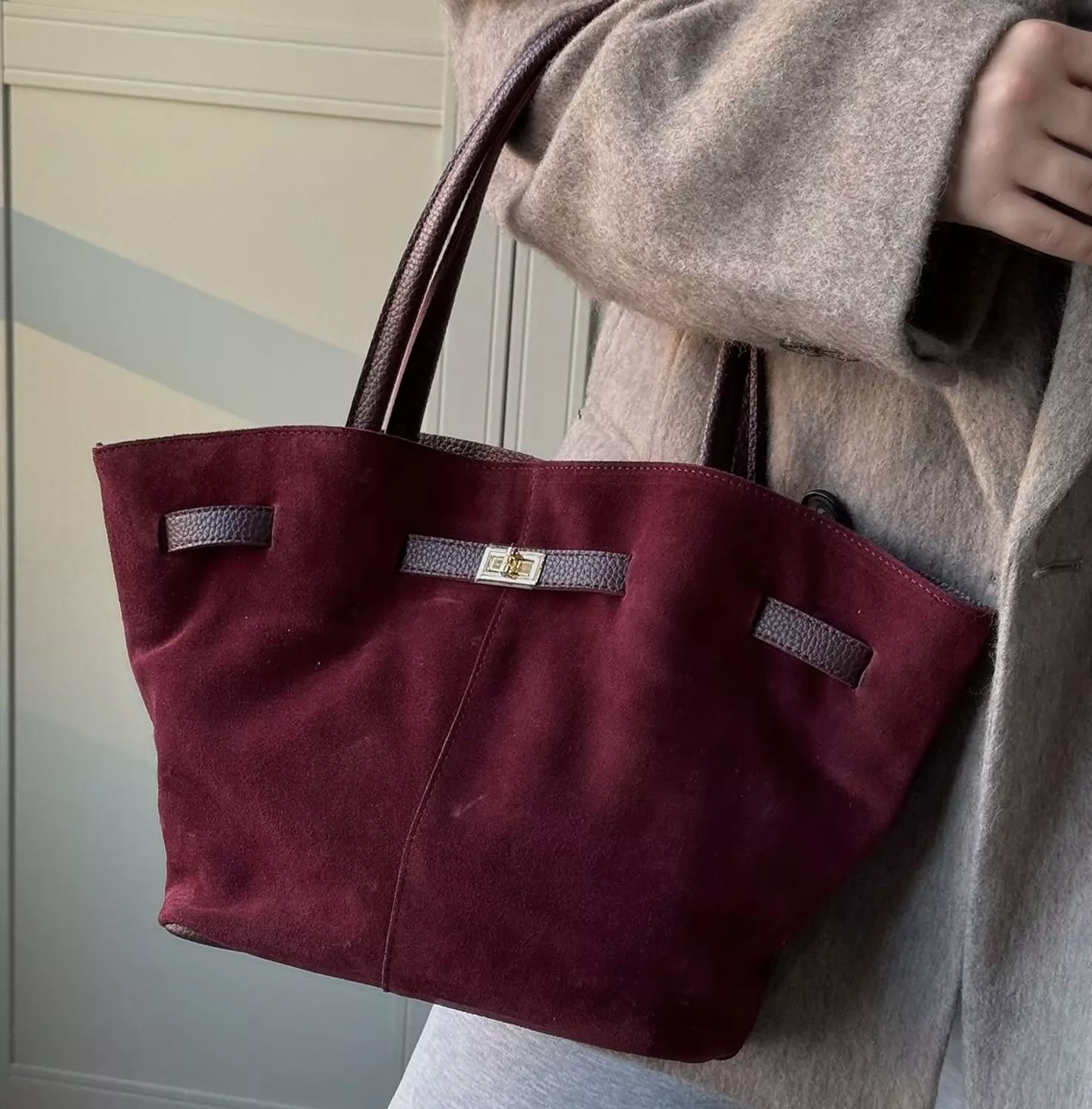 Sophia Bag - Burgundy  hover image