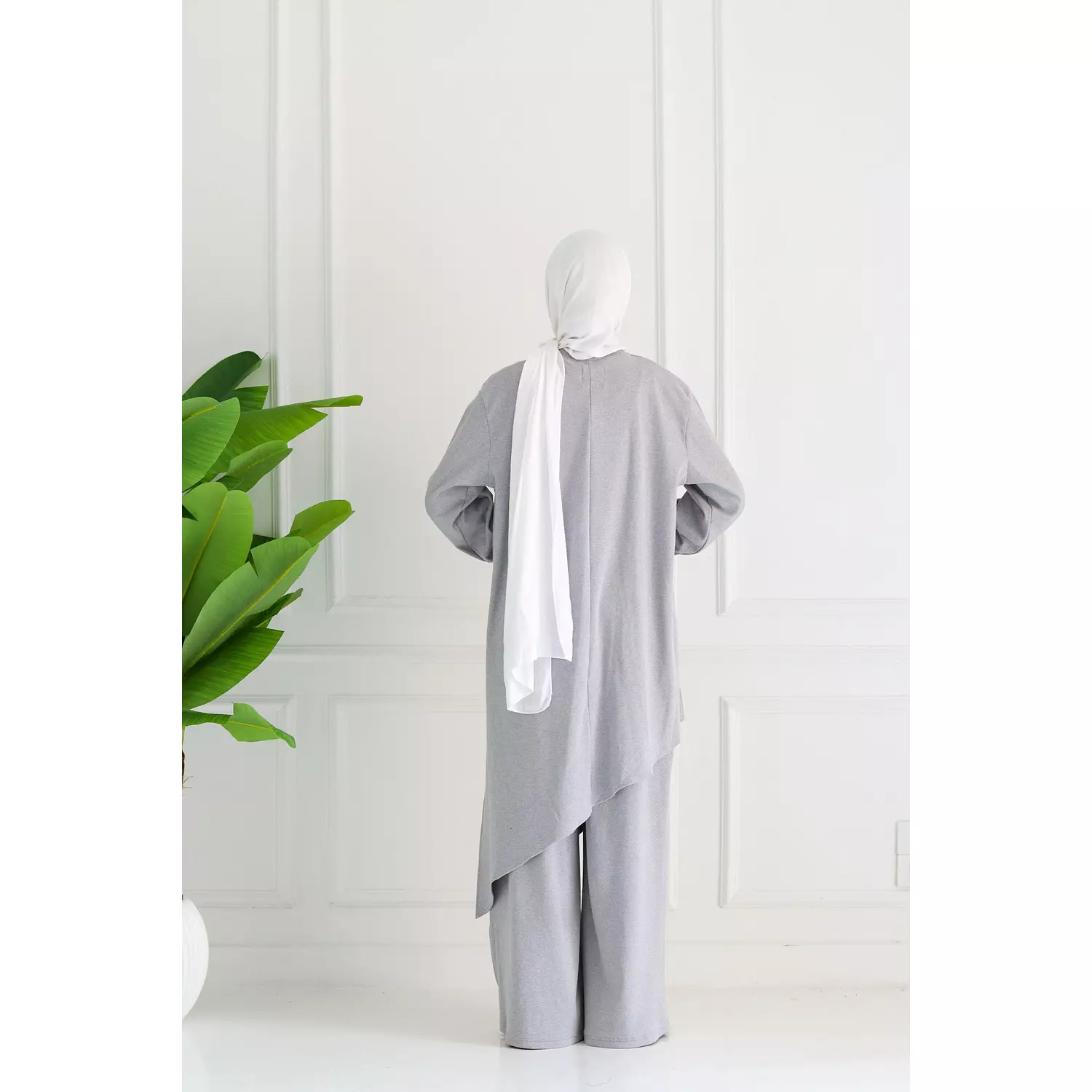 Light Grey Set Tunic & Pants 7