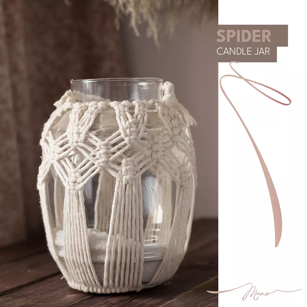 Spider Candle Jar