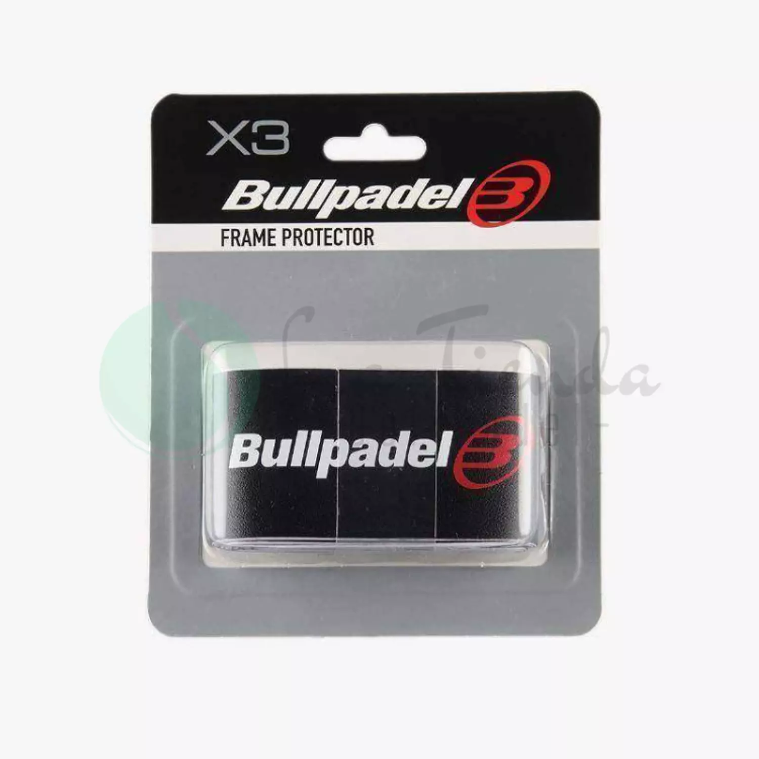 Bullpadel Wide Protector - Black (pack of 3) 0