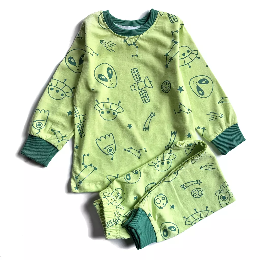 Alien Pattern Cotton Pajamas 