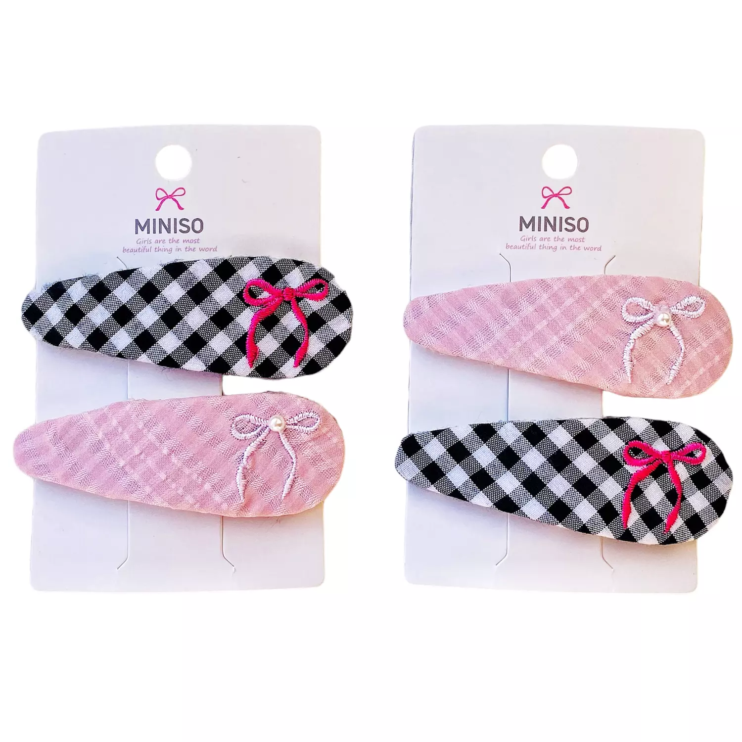 Miniso - 90s Girl Hair Clips Set hover image