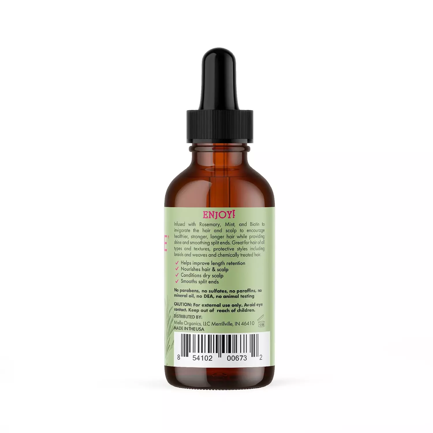 MIELLE Rosemary Mint Scalp & Hair Strengthening Oil 1