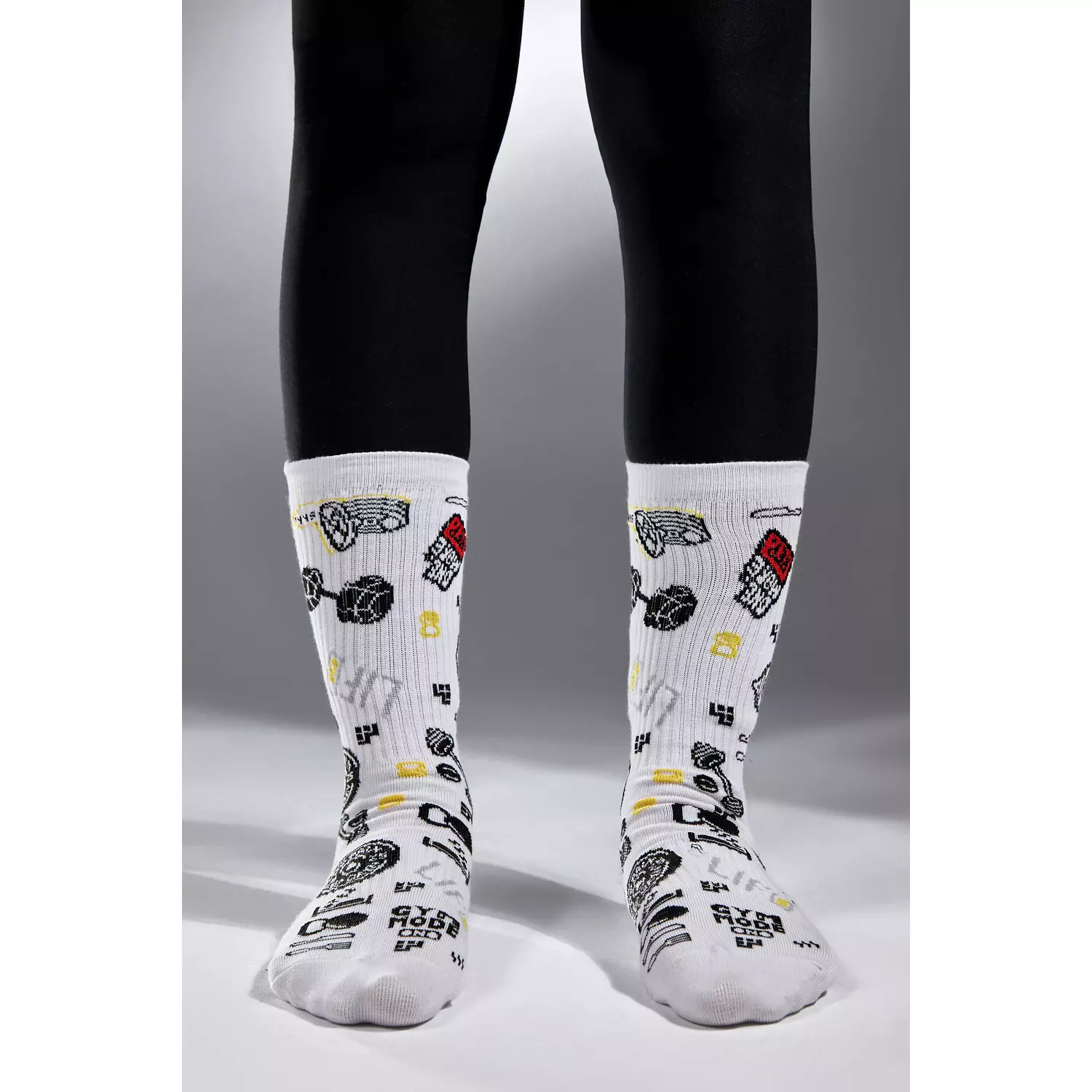 “EVERYDAY WORKOUT” SOCK IN WHITE-2nd-img