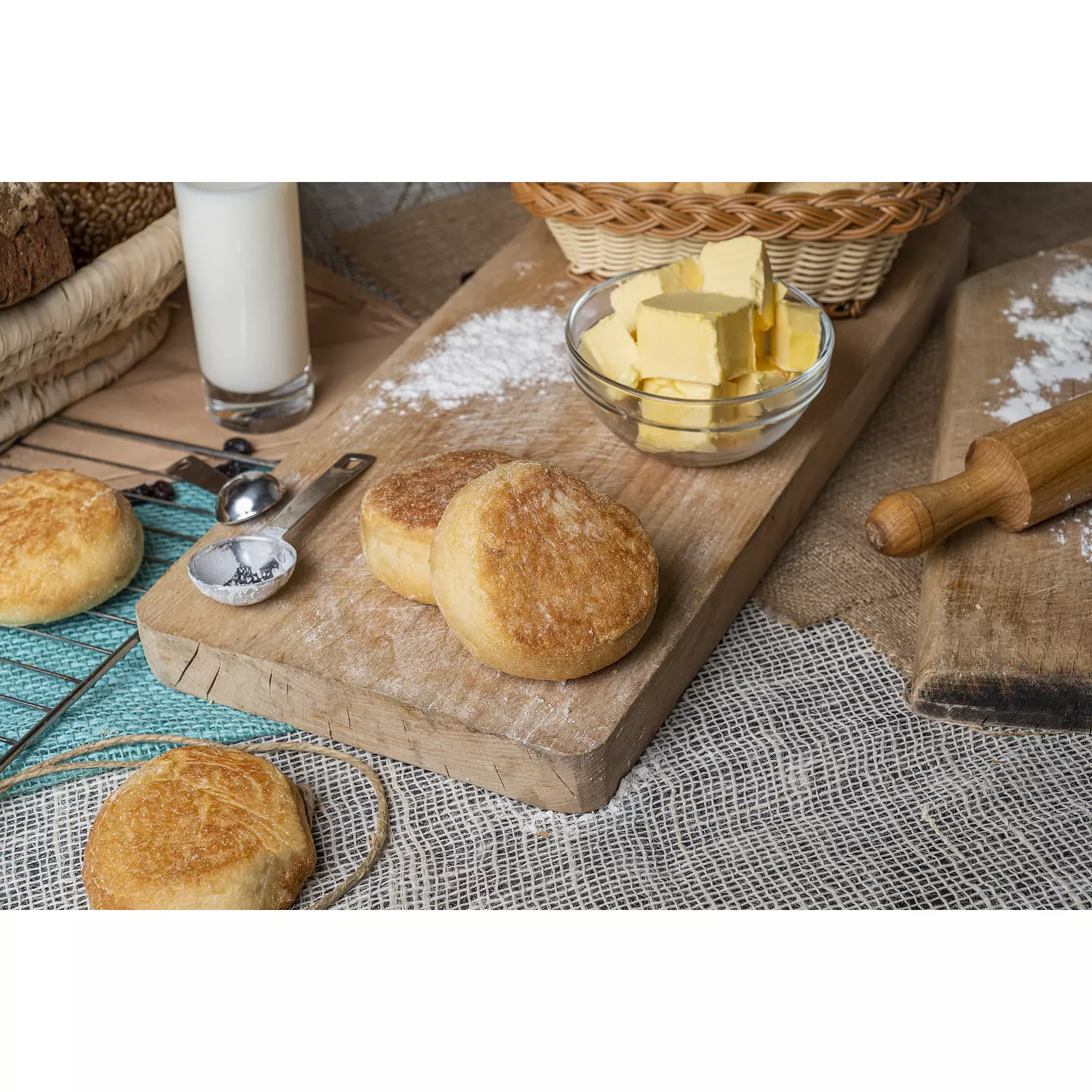 Sourdough English Muffins (pack of 4) hover image