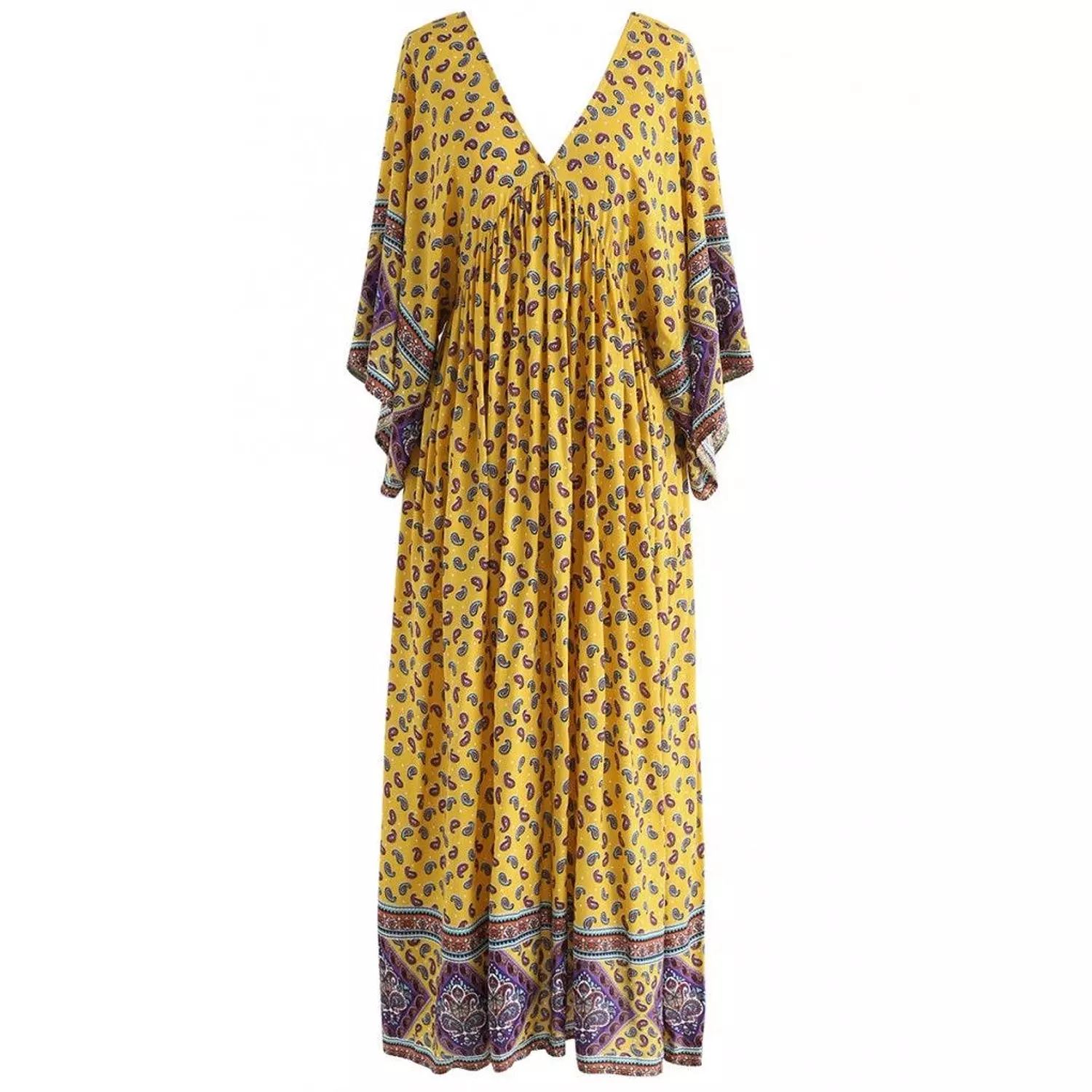 Yellow Cotton Dress hover image