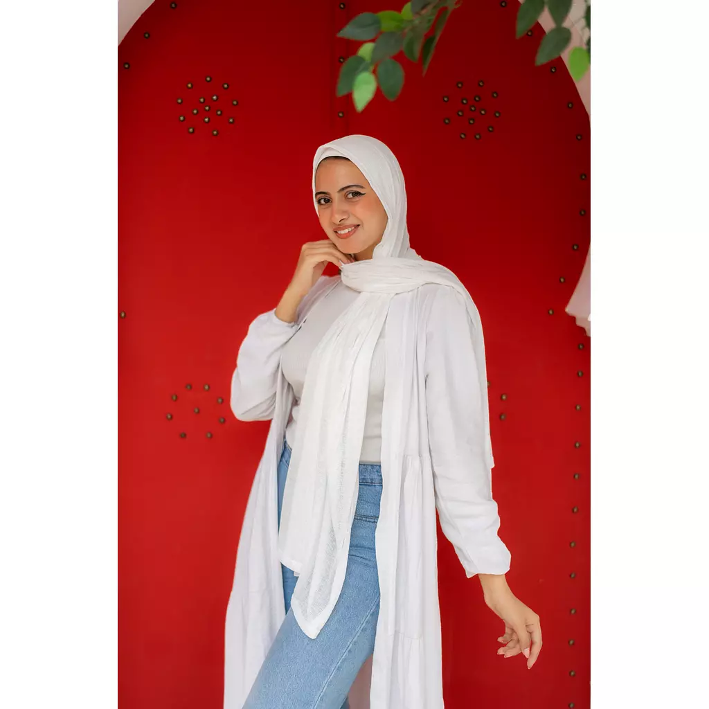 White Kuwaiti Scarf