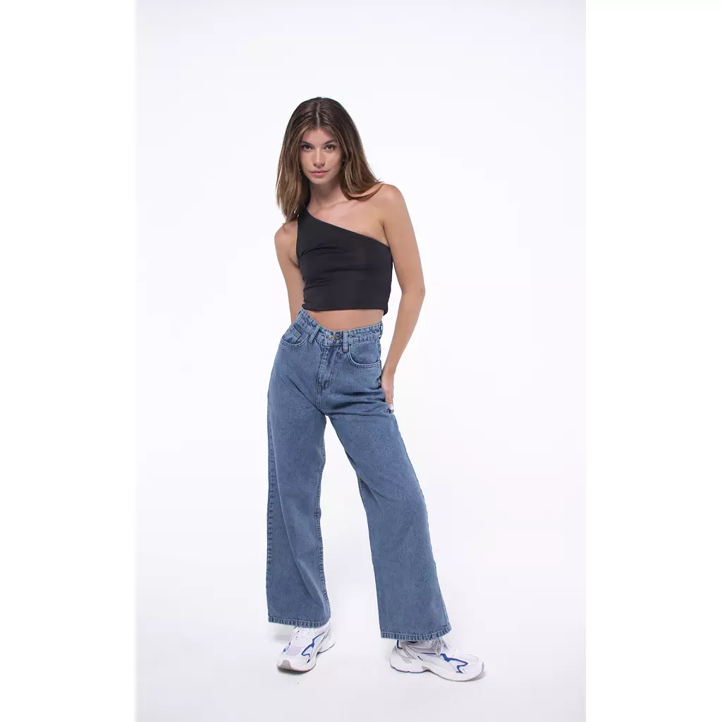 Wide leg jeans