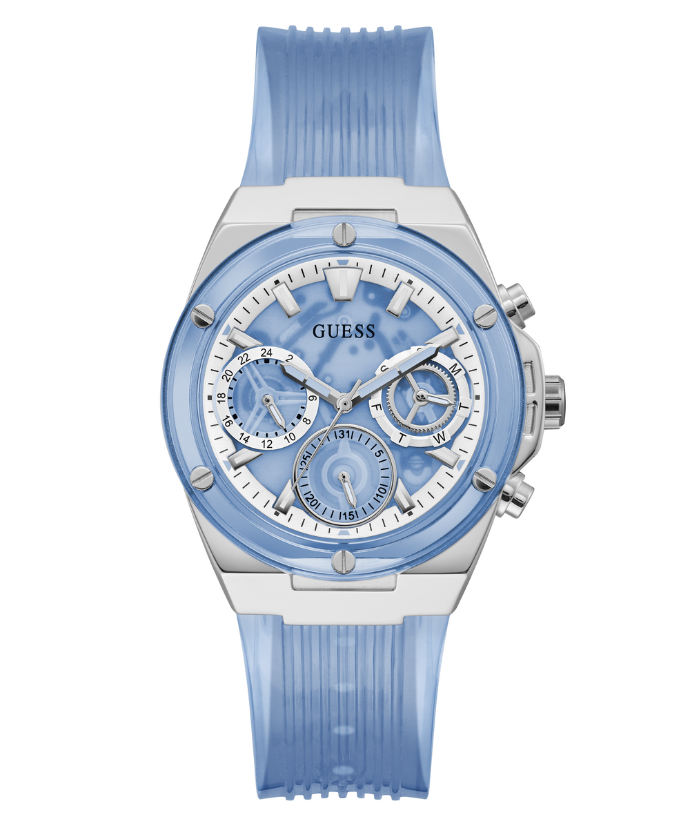 GUESS GW0409L1 ANALOG WATCH  For Women BlueBio-based PU Textured Strap 