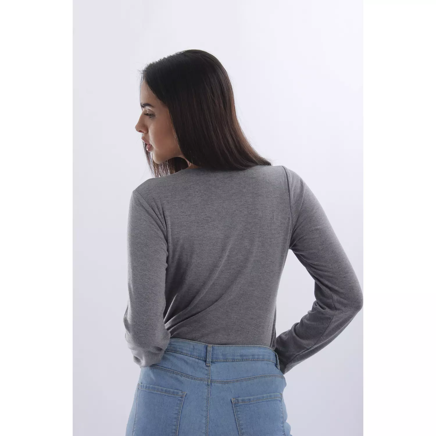 BASIC LONG SLEEVE TOP cotton (DOUBLE LAYERED) 9