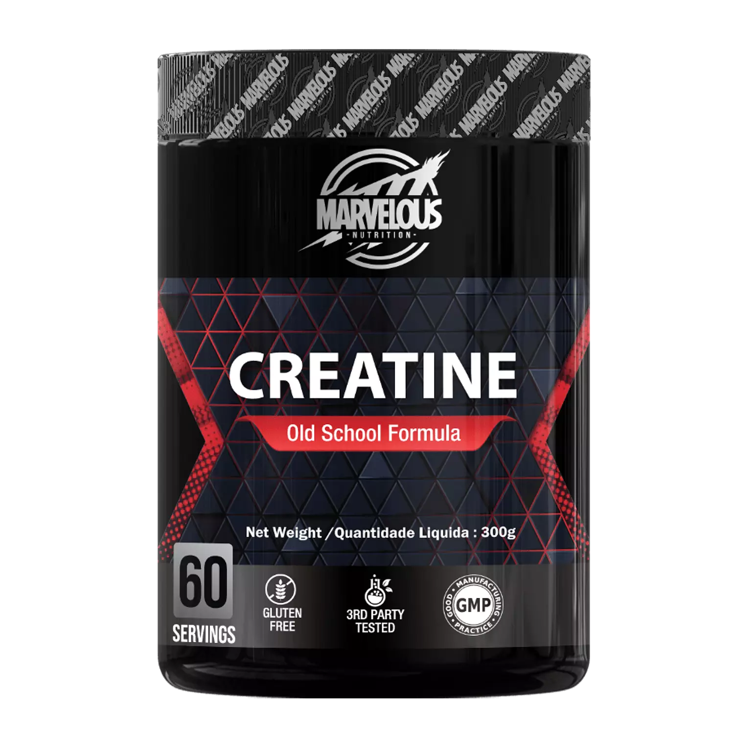 Marvelous Nutrition - Creatine - 60serv - 300gm hover image