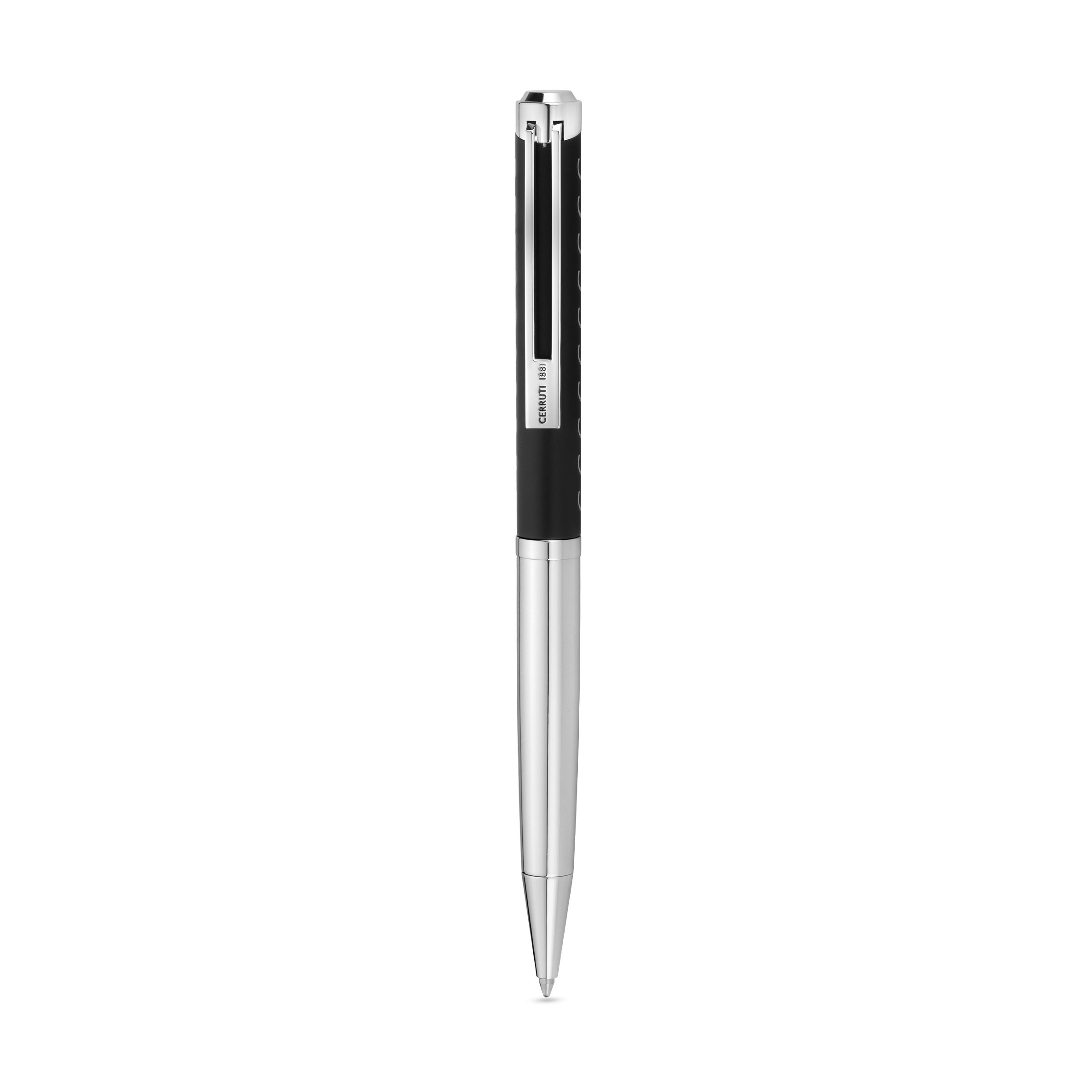 Cerruti1881 Ballpoint Pen Silver & Black - NSS221102A