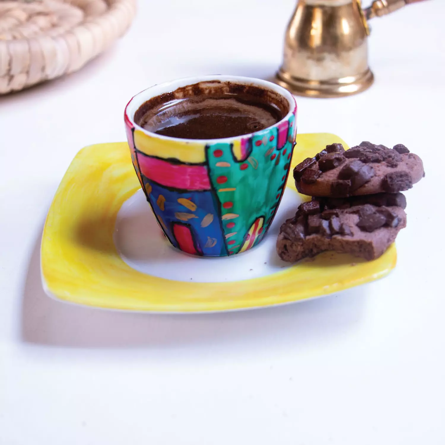 Nubian Houses Full Color Coffee cup  1