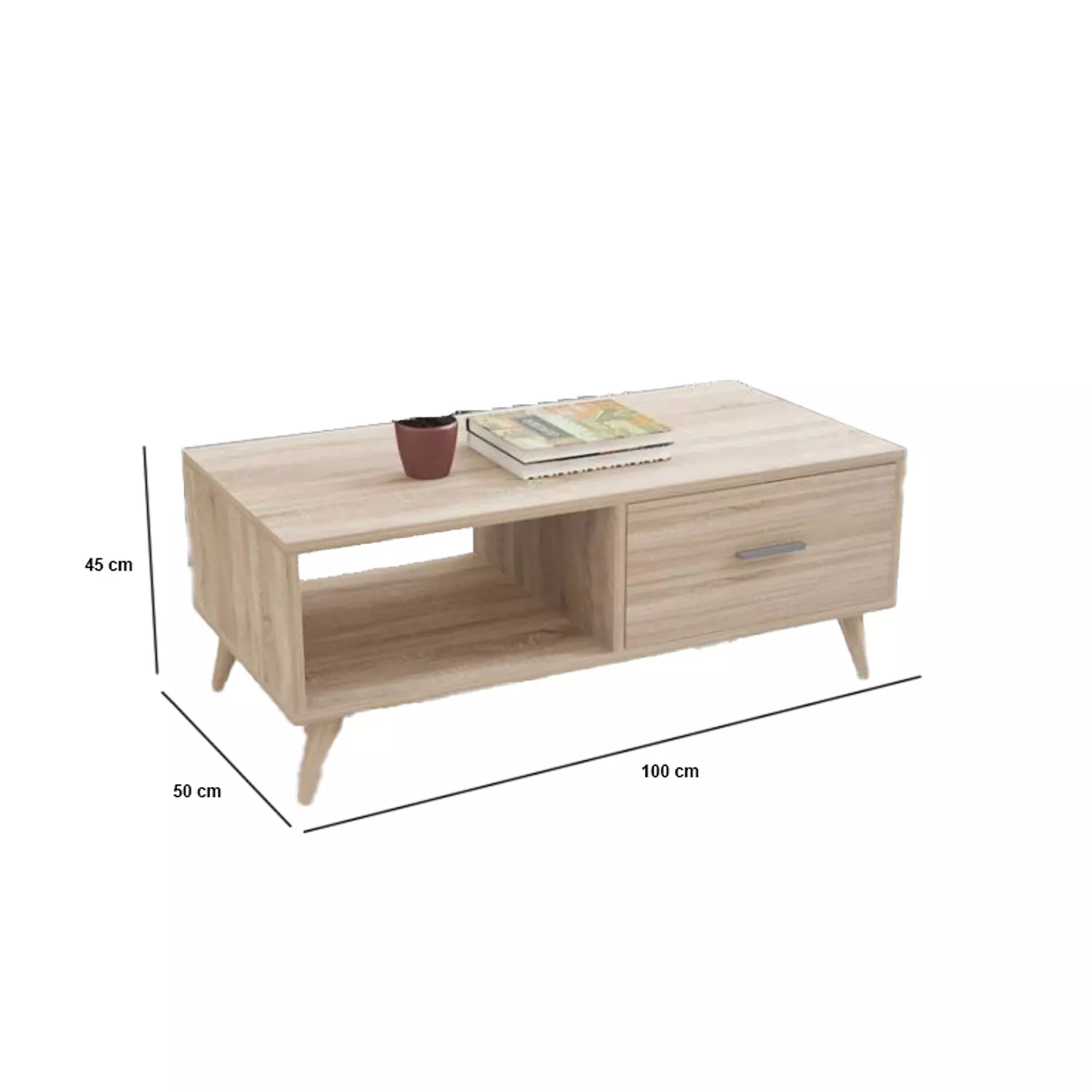 Center Table 100x50x45 cm - Artco.CT056 3