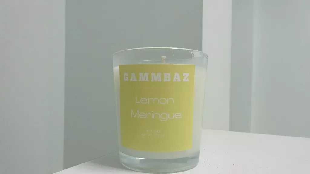 Lemon Meringue clear glass 