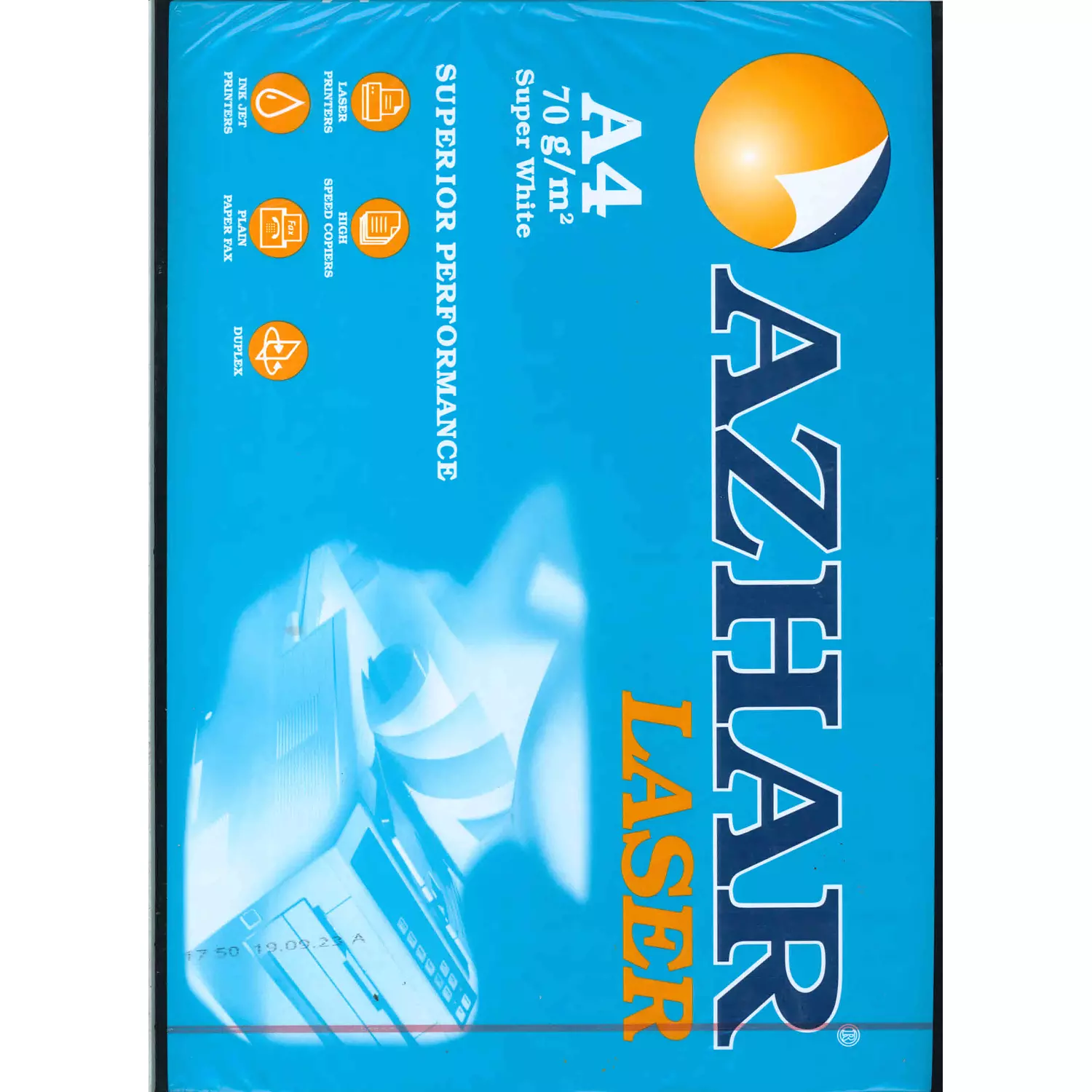 Azhar Laser Printer 70 Gms 500 Sheets  hover image