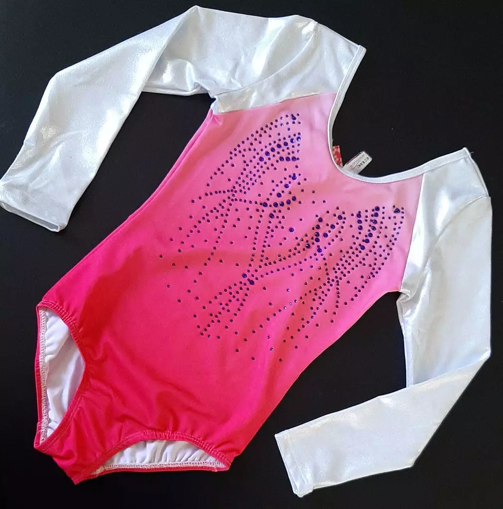 Graded Leotard with Rhinestones