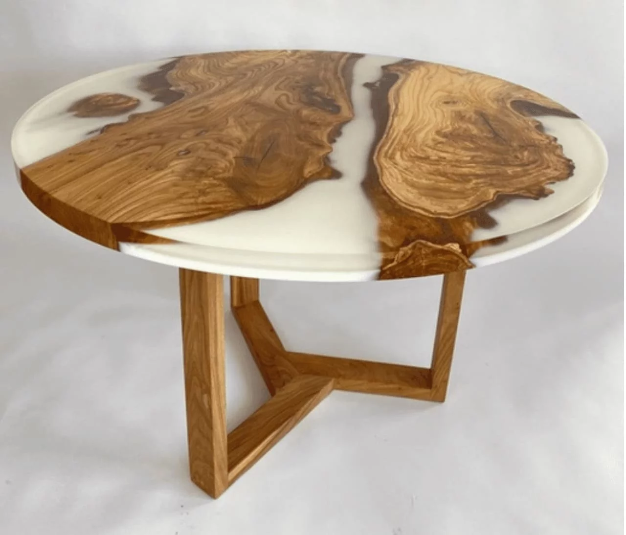 Wooden table hover image