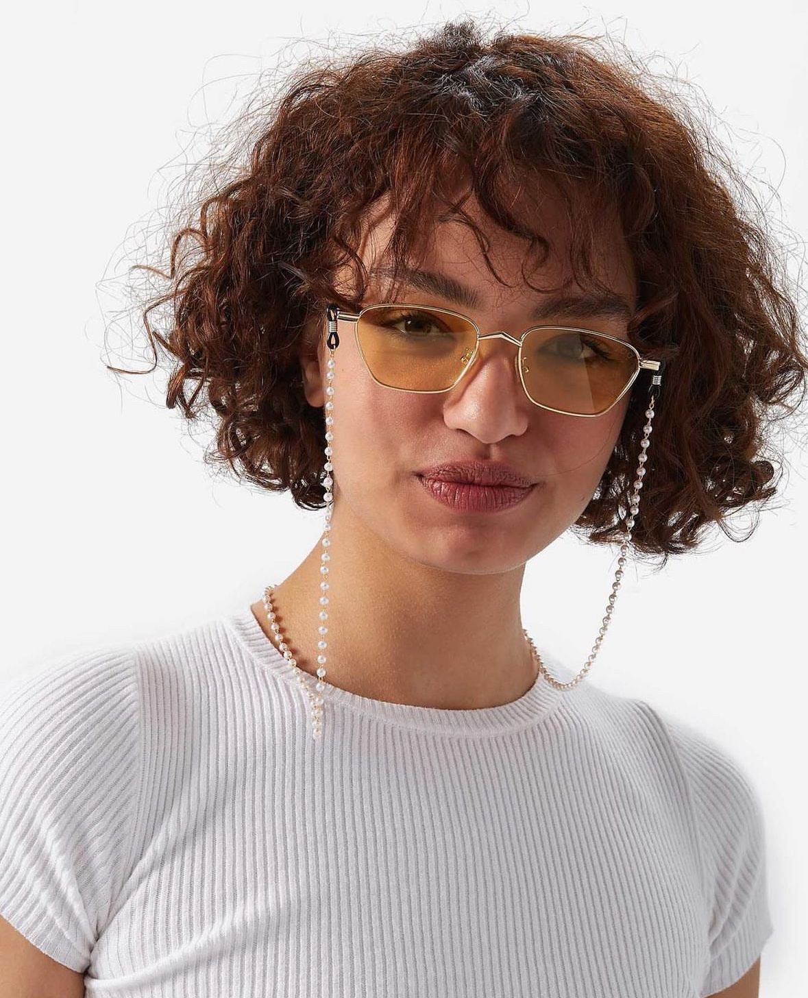 Mini Pearl Sunglasses Chain hover image