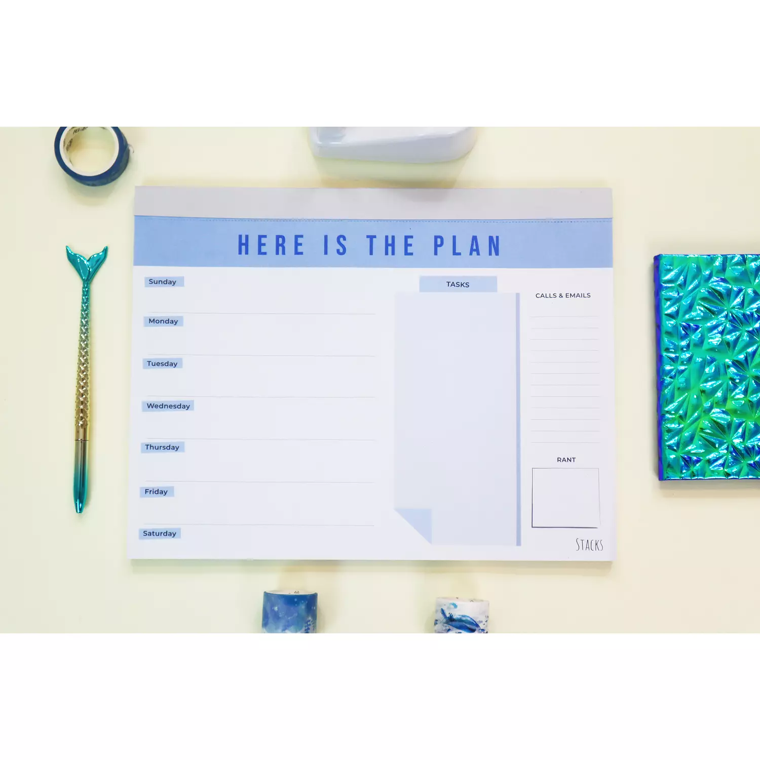 Blue Weekly Planner  hover image