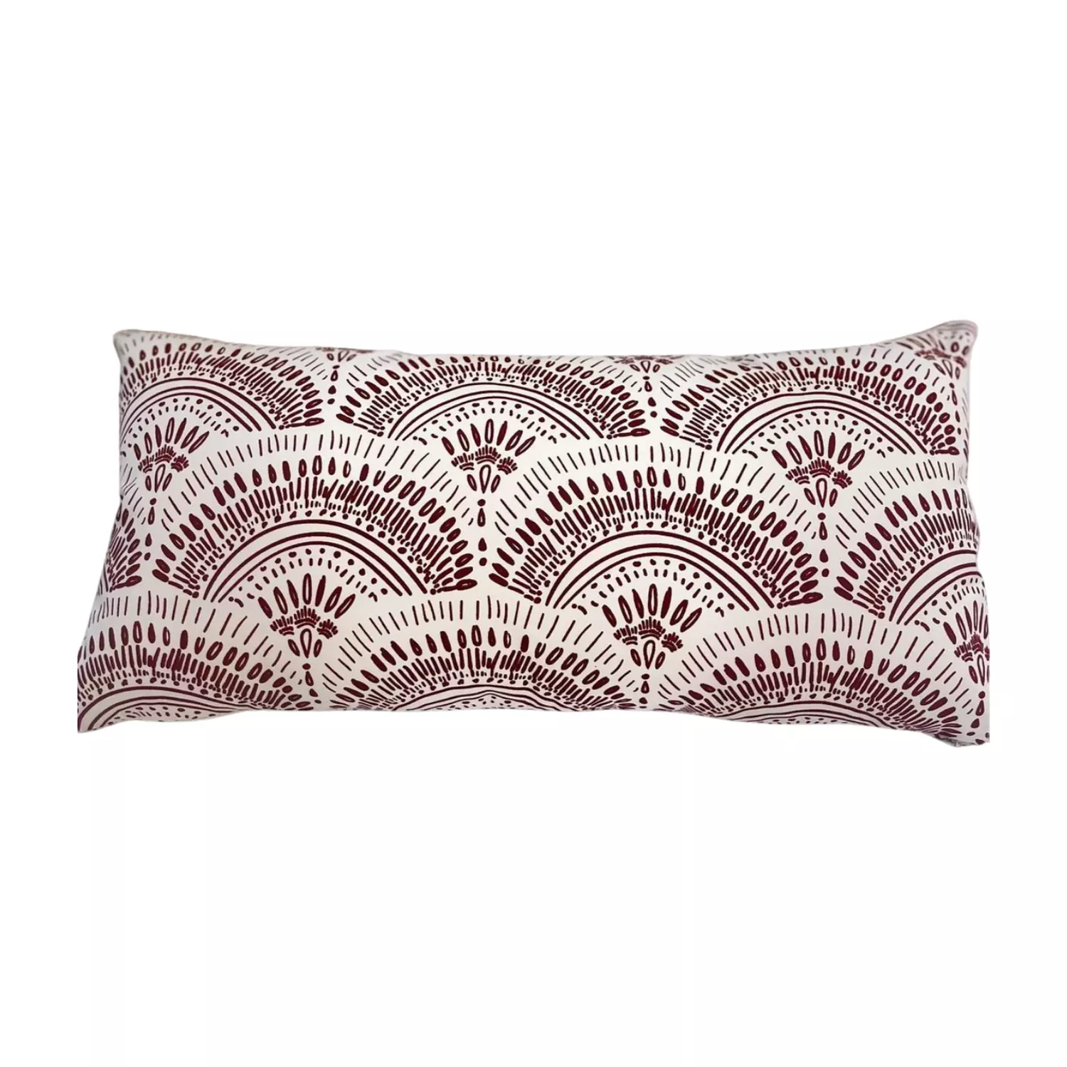 Red Lotus cushion. 1