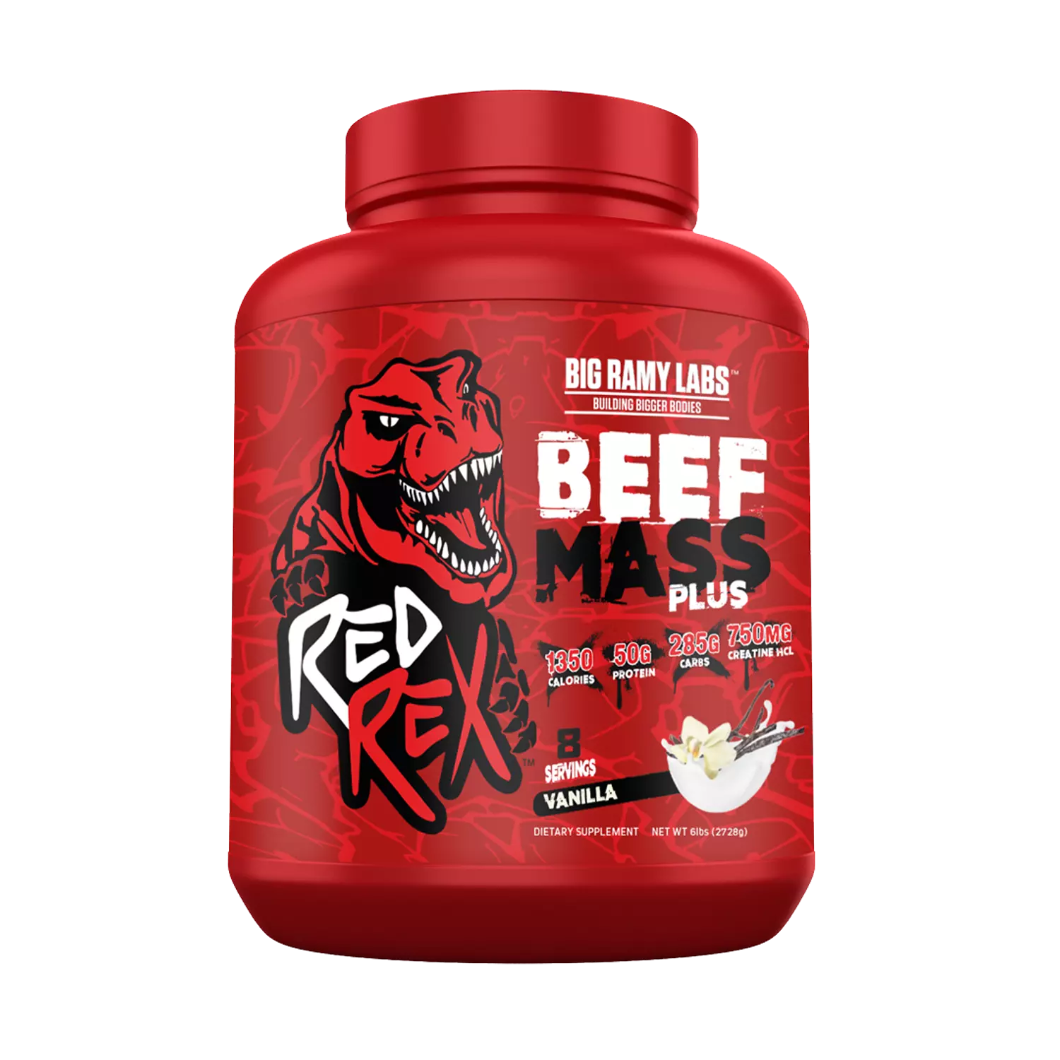 Red Rex Beef Mass Gainer Plus - 14serv - 2728g-2nd-img