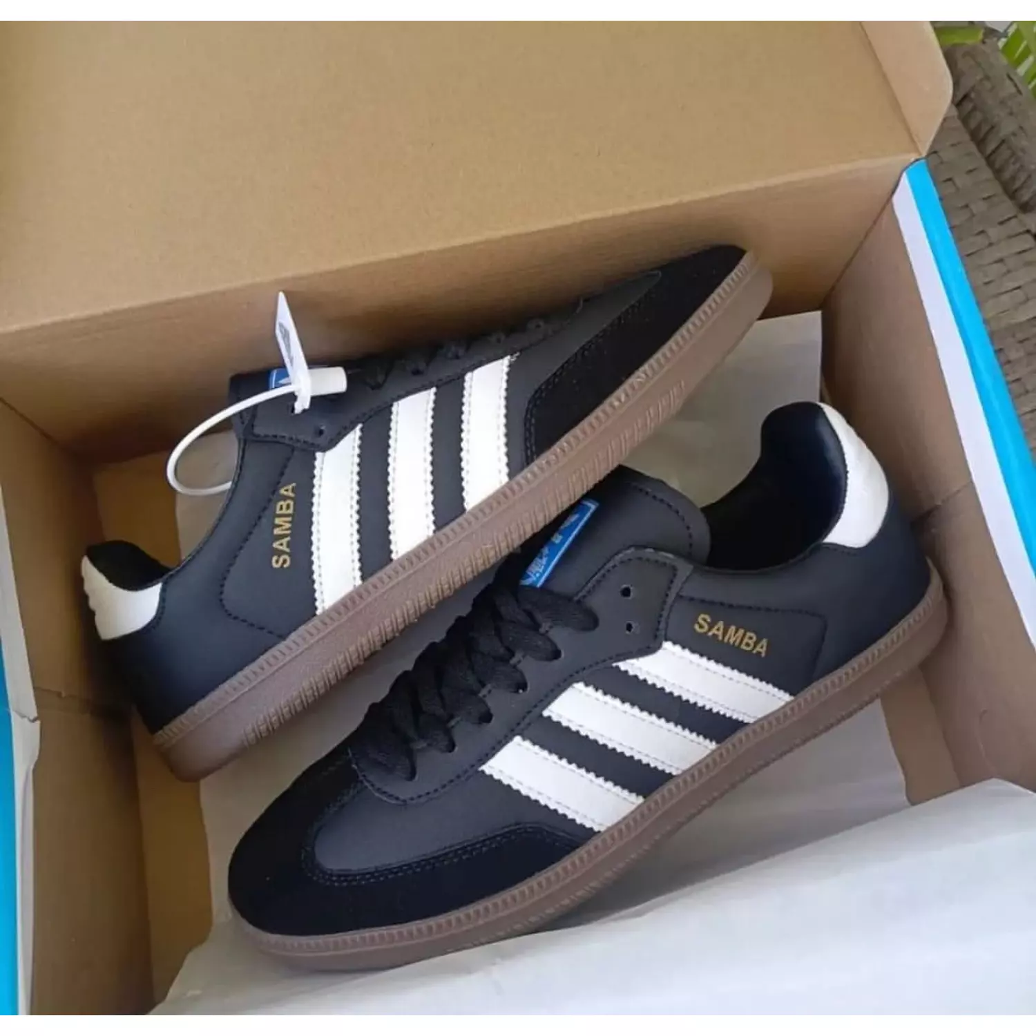 Adidas Samba Black White 1