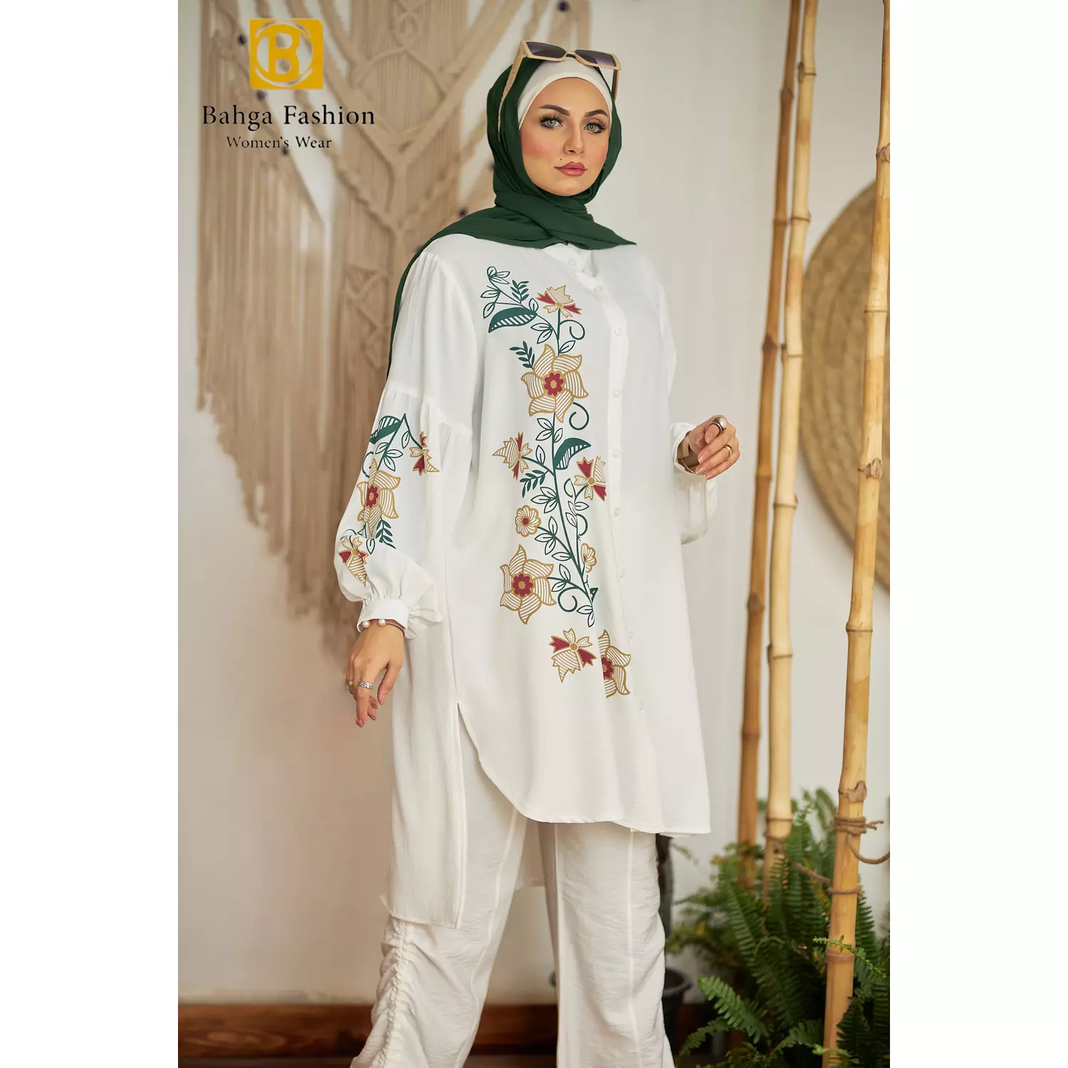 floral printed tunic ..code 8071 4