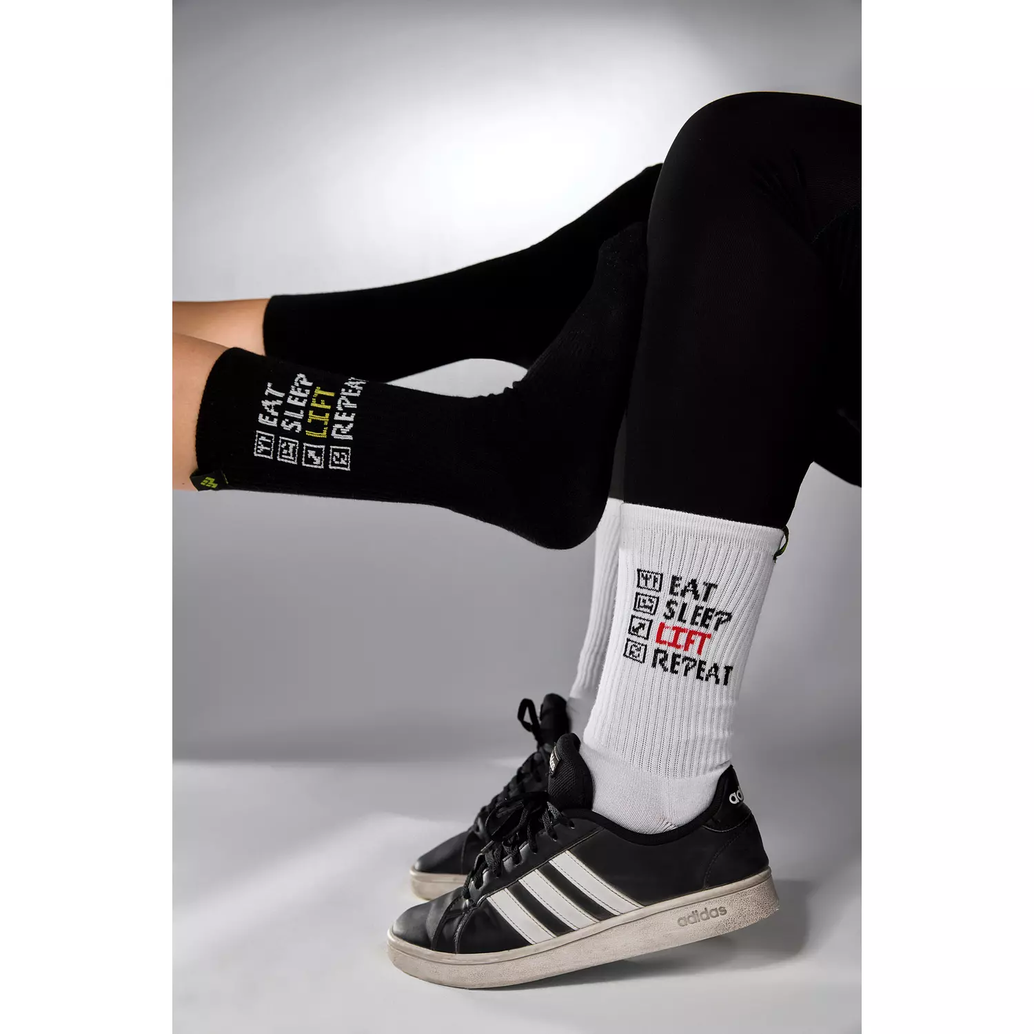 “EAT - SLEEP - LIFT - REPEAT” SOCK BUNDLE 3