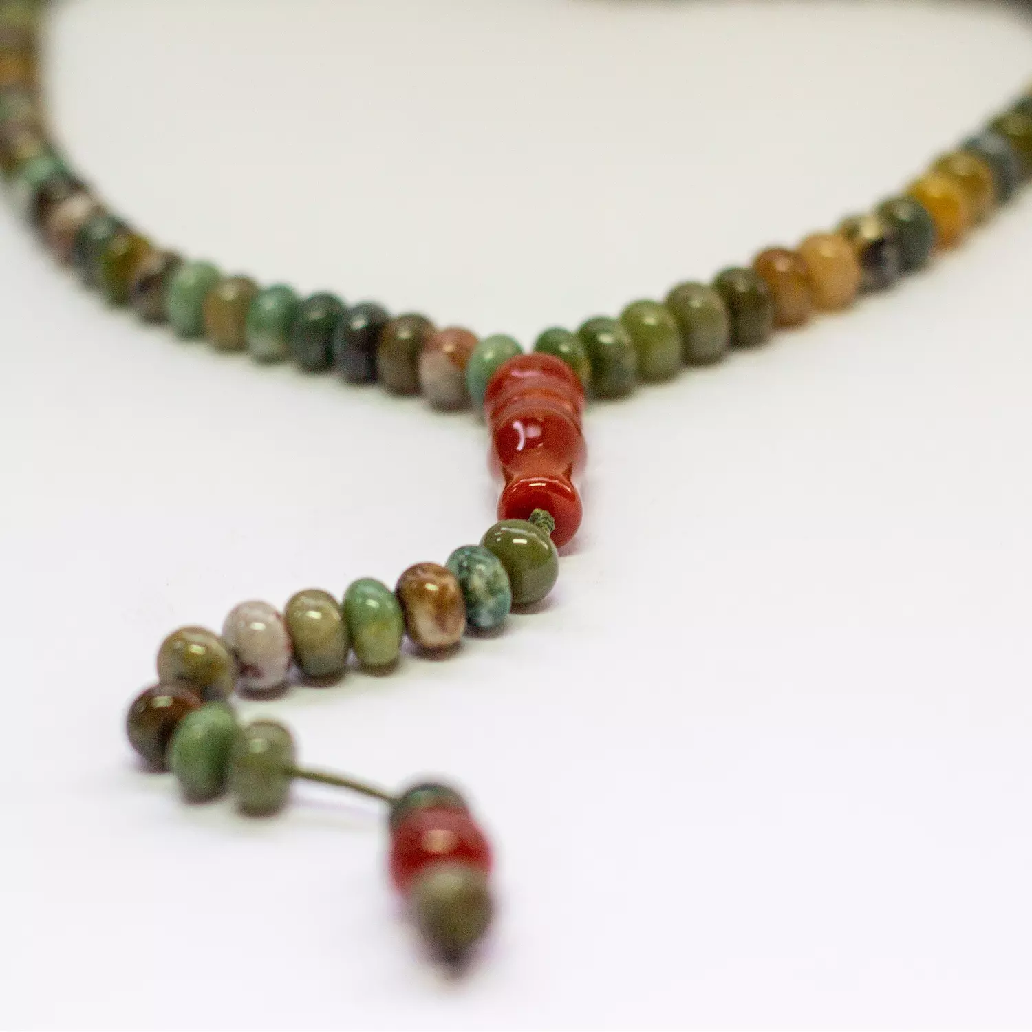 Moss Agate Rosary (100 Beads)-2nd-img