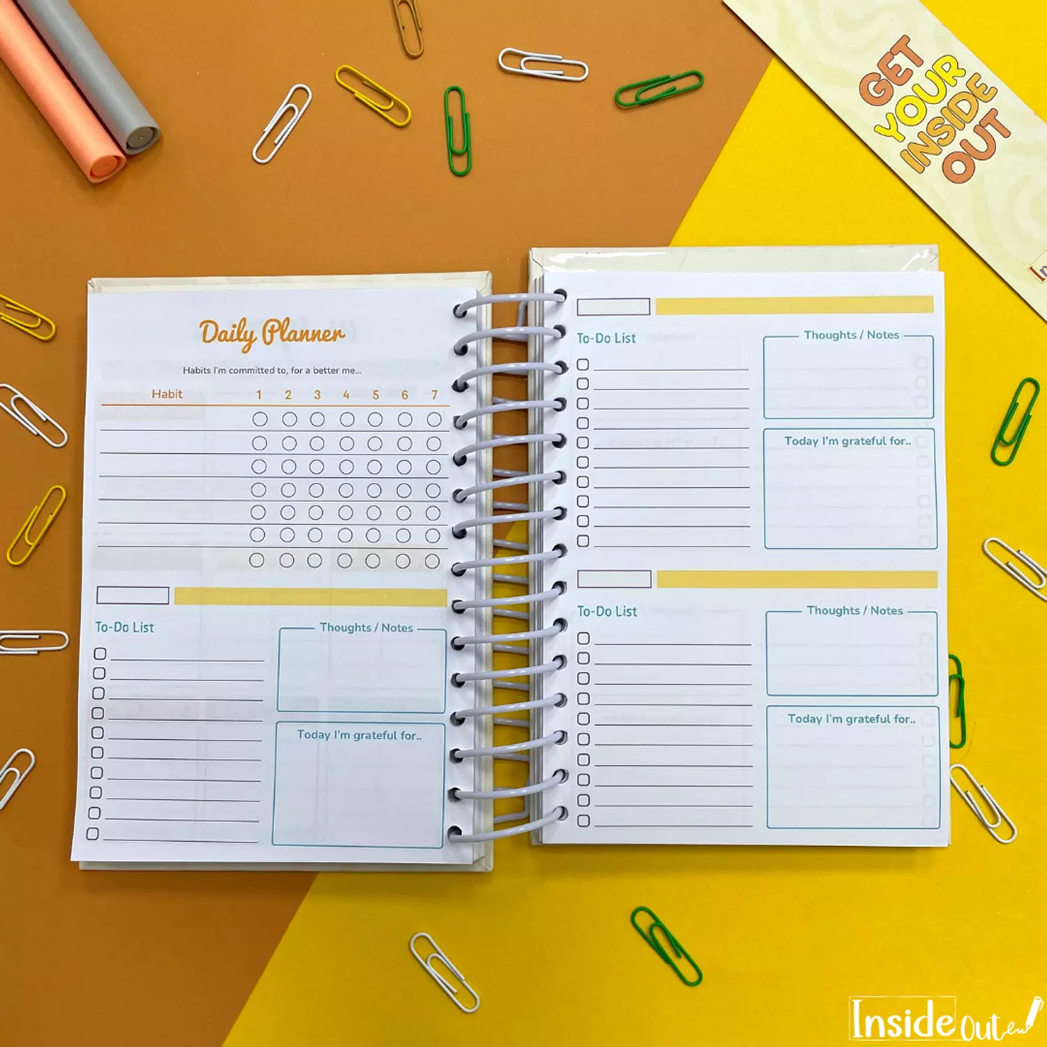 Yellow scribbles - Planner 4