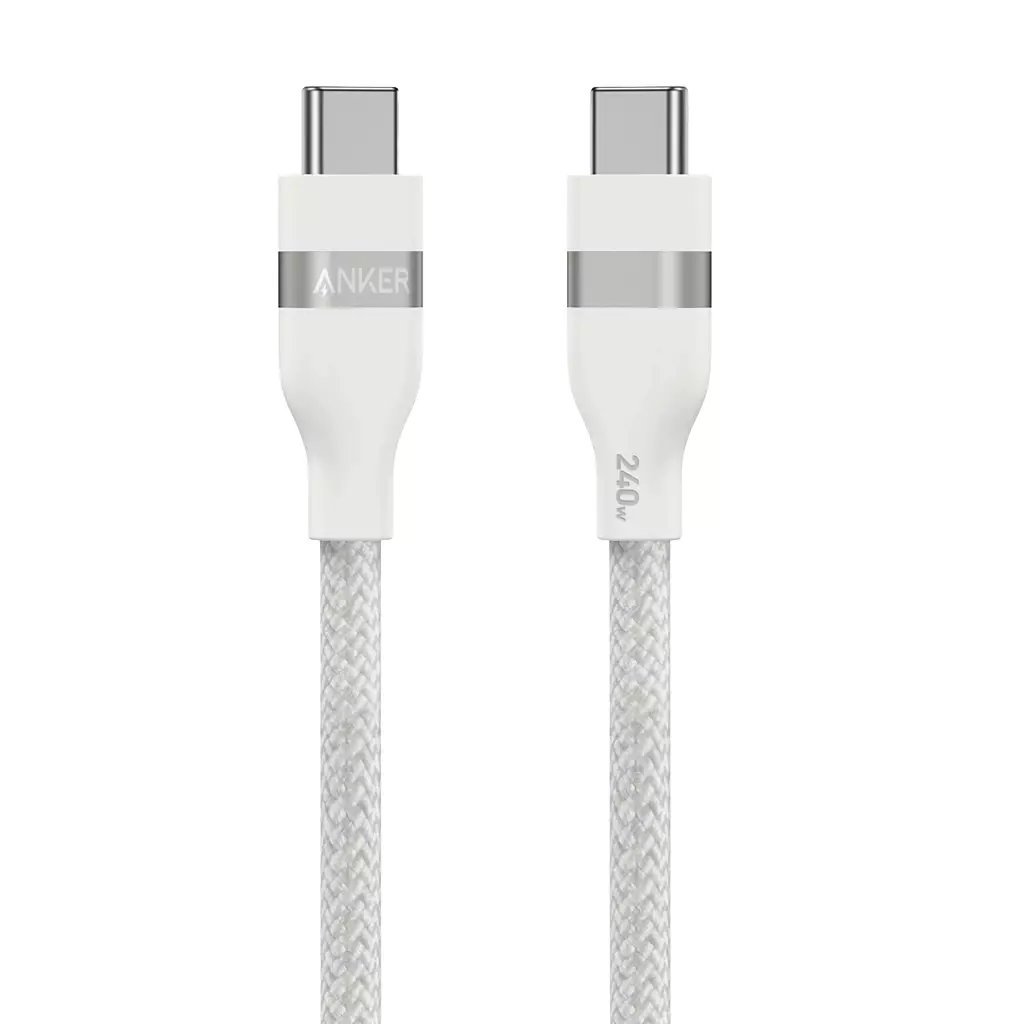 Anker USB-C to USB-C Cable (3 ft / 6 ft, 240W, Upcycled-Braided)