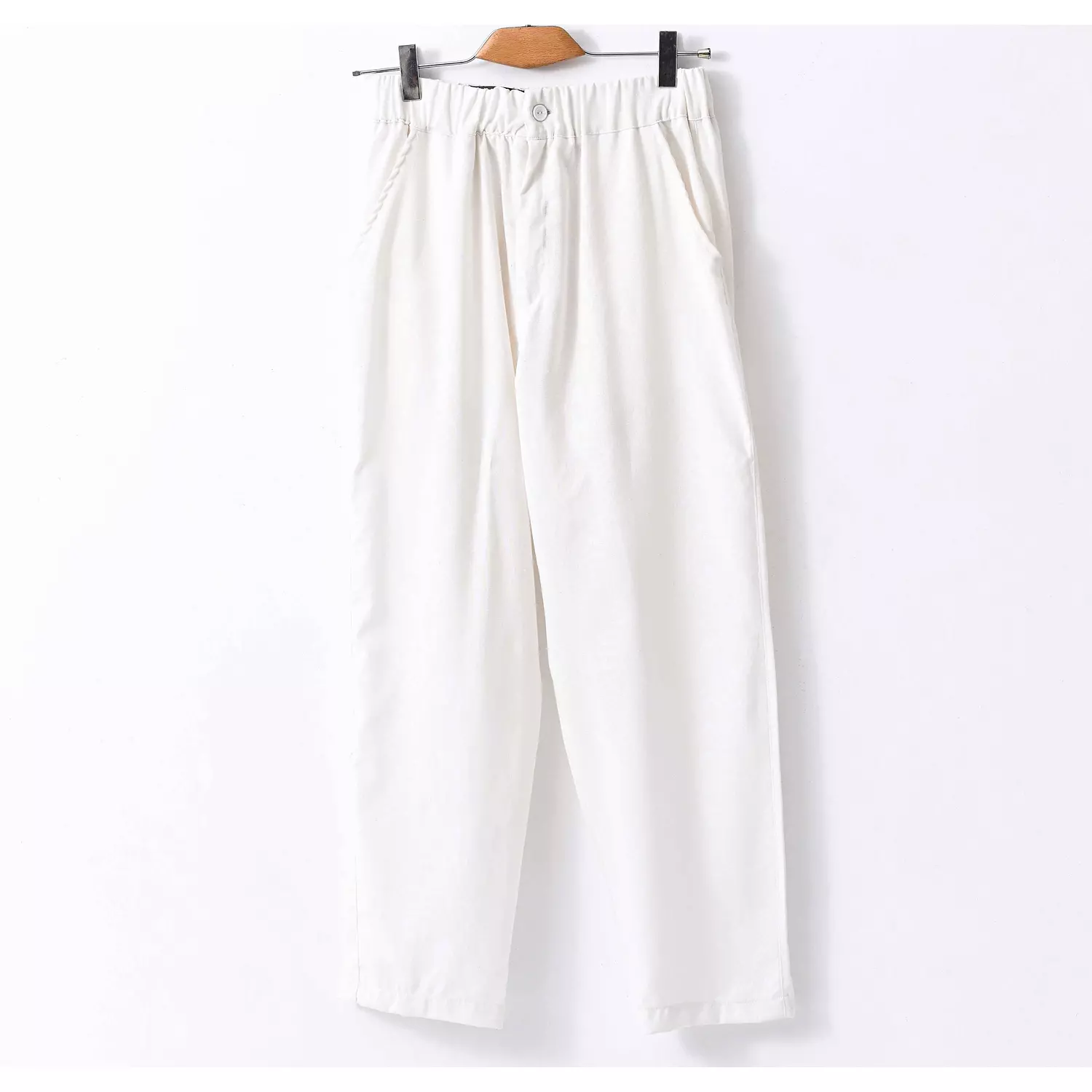 White Linen Pants   3