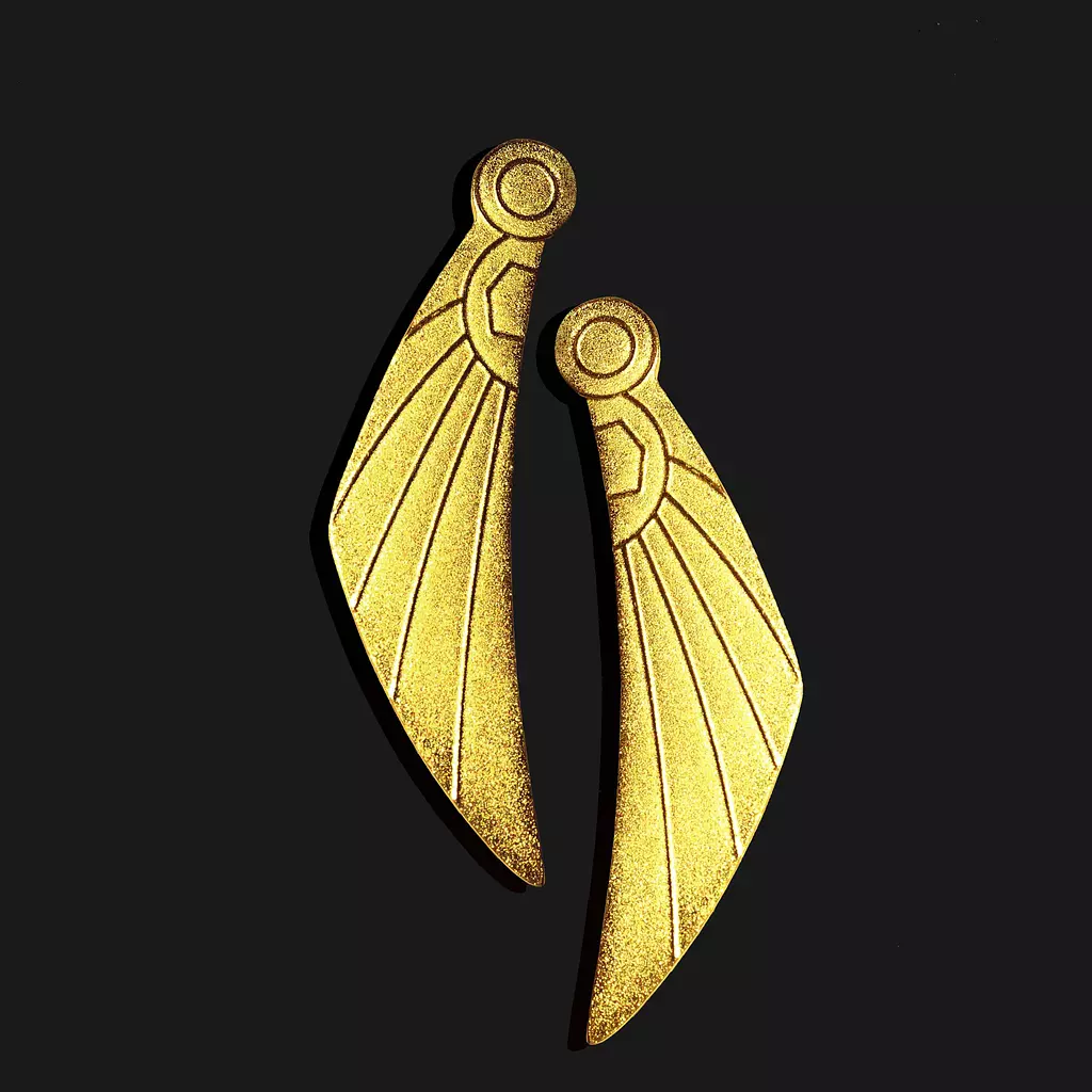 Wing of horus earrings