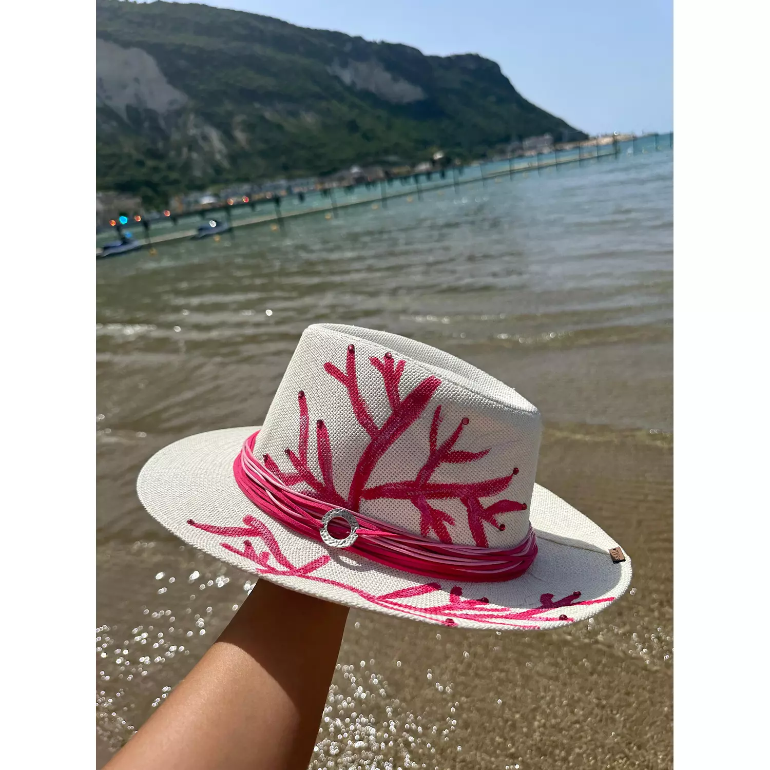 Coral Pink Hat  hover image