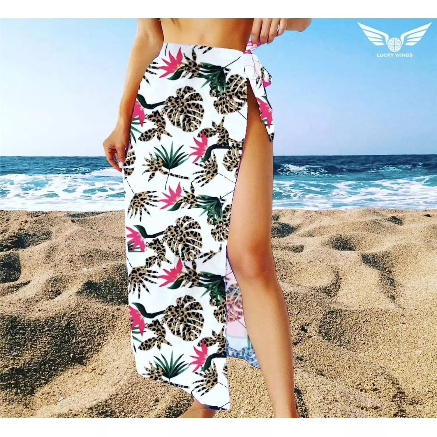 PRINTED COVERUP SKIRT (S3) hover image