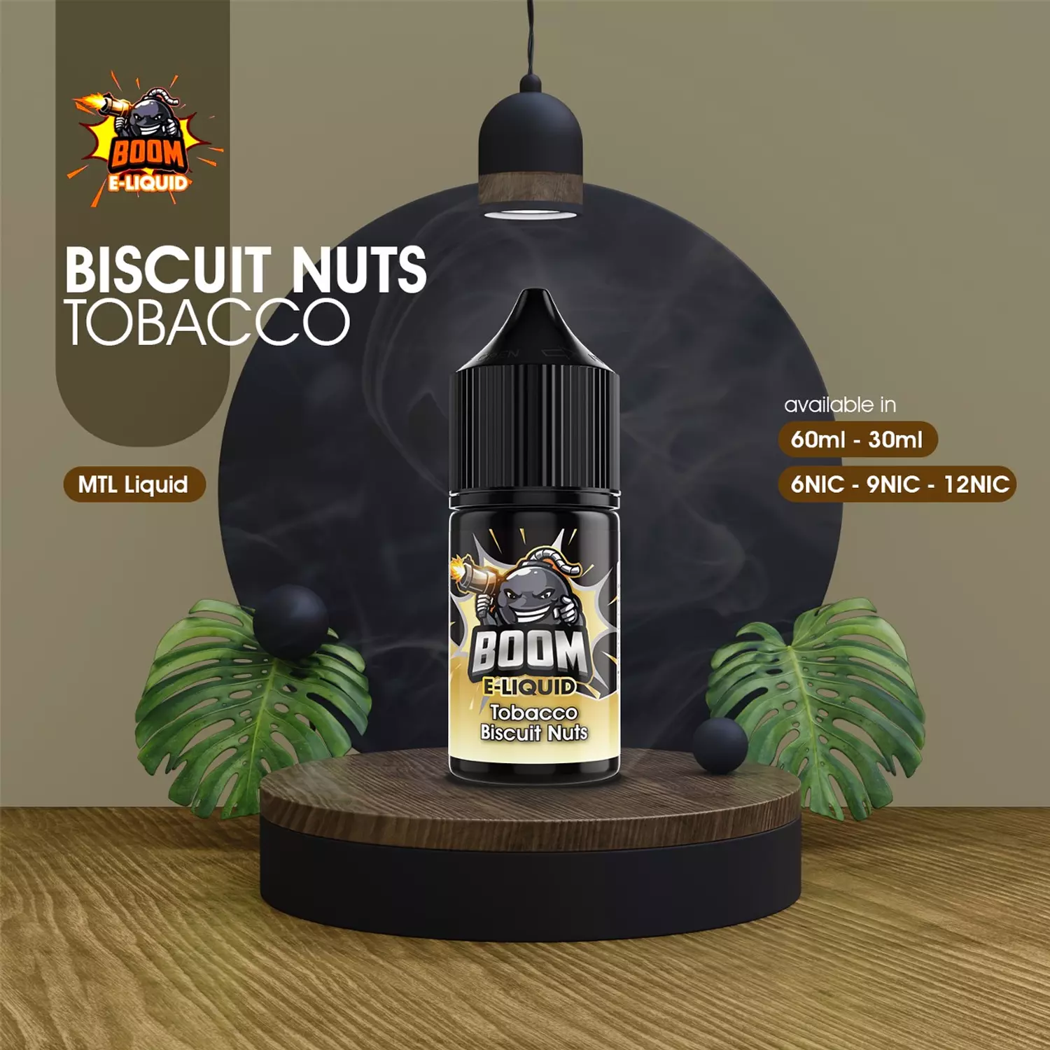 Boom E - Liquid 30ML ( MTL 50/50 ) 1